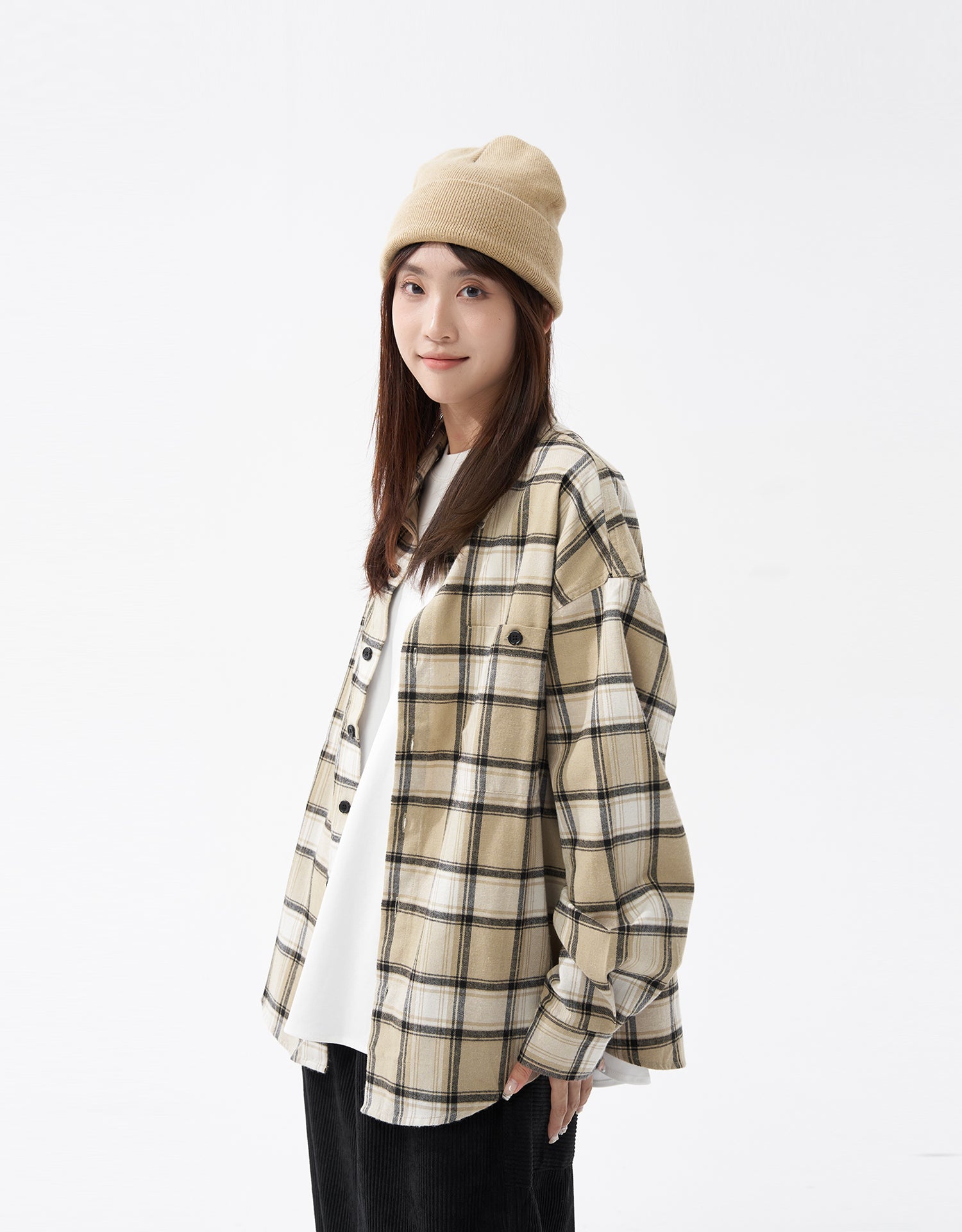 TopBasics Two Pockets Flannel Shirt