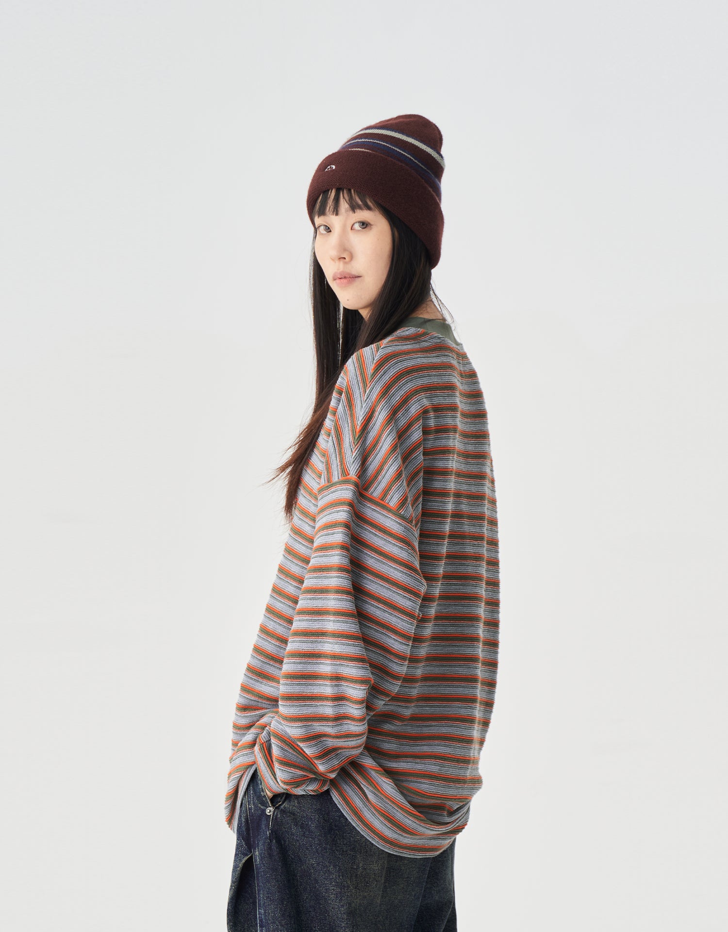 TopBasics Color Thin Stripe L/S T-Shirt