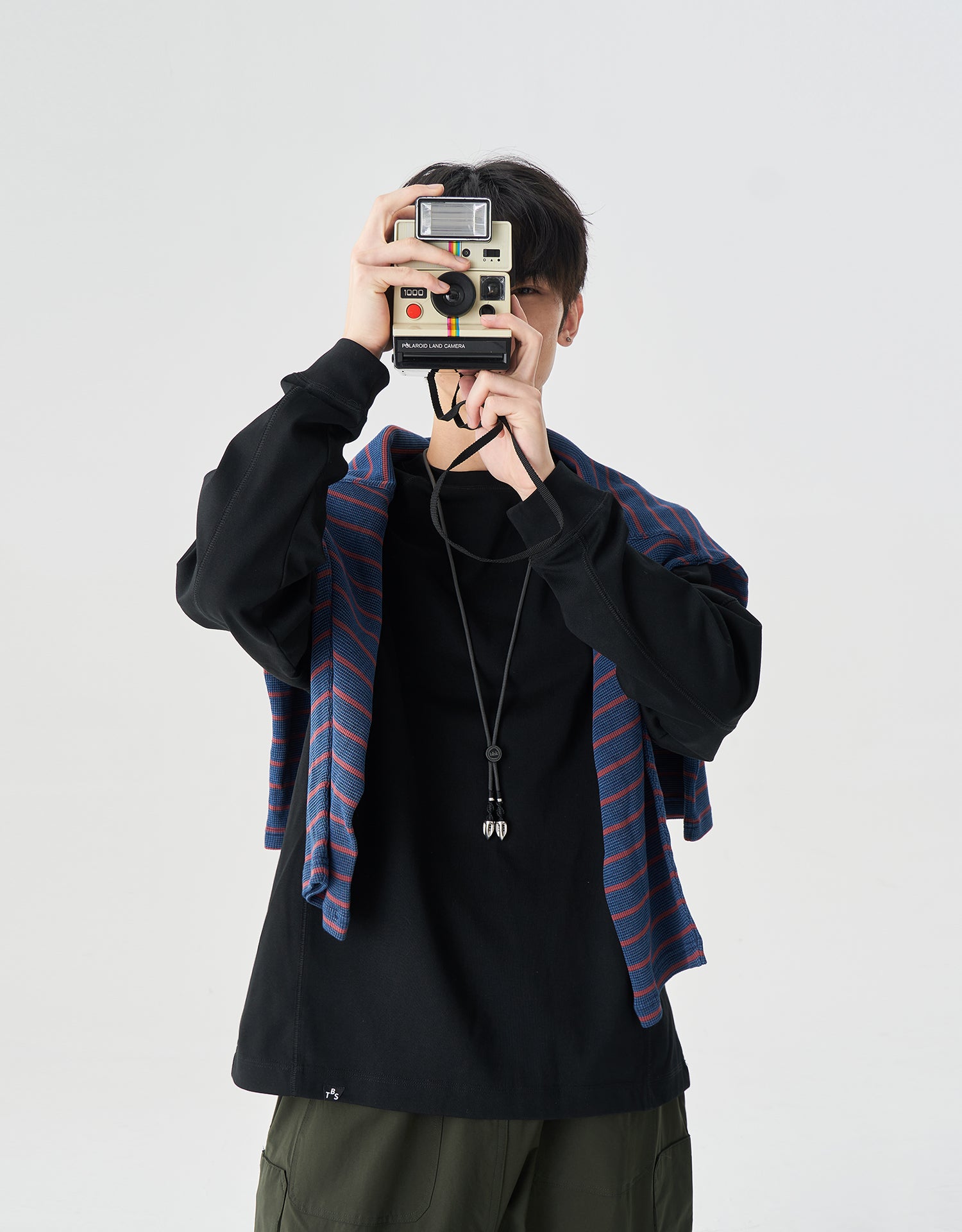 TopBasics Cyber Patchwork Seams L/S T-Shirt