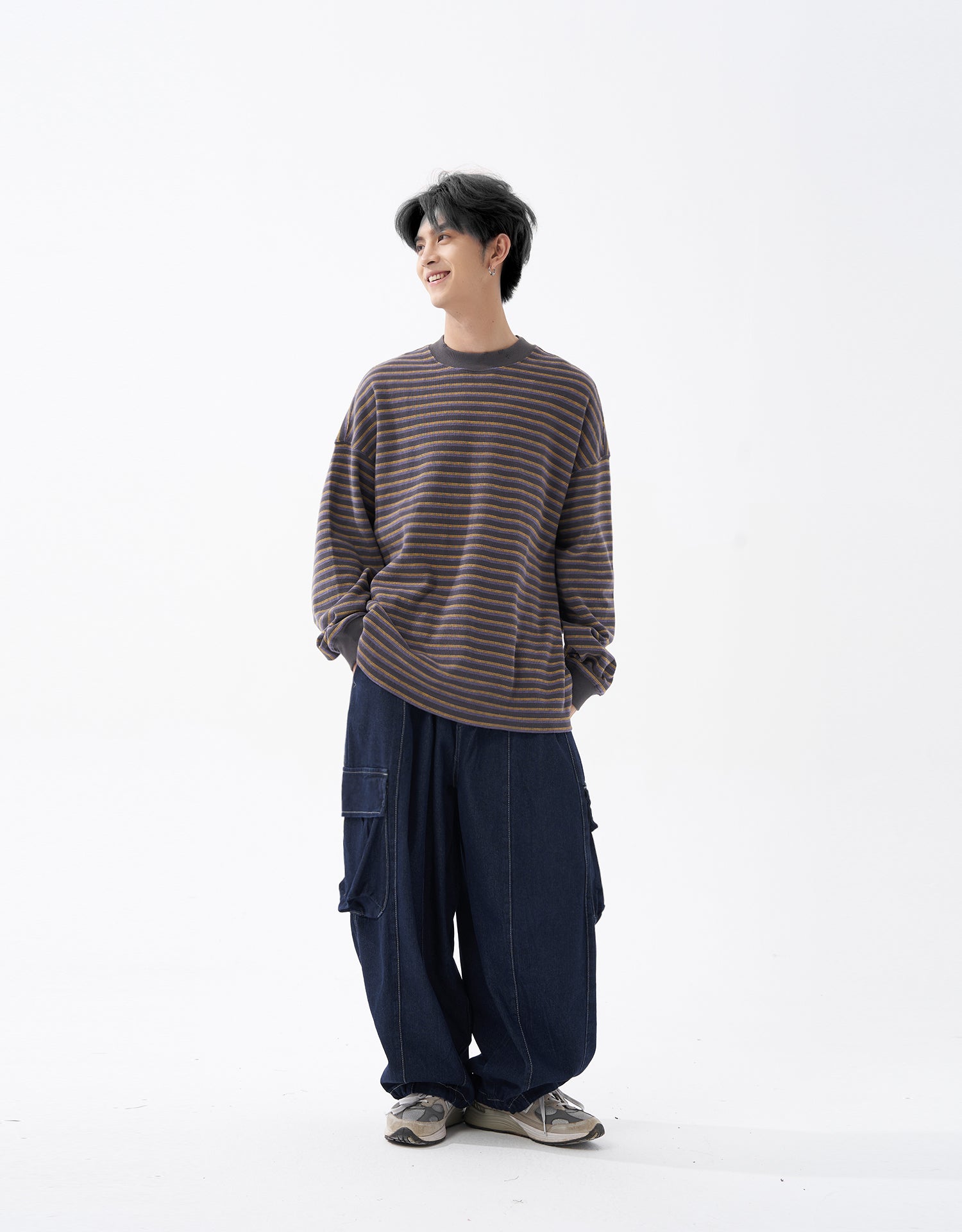 TopBasics Patchwork Cargo Pocket Denim Knickerbocker