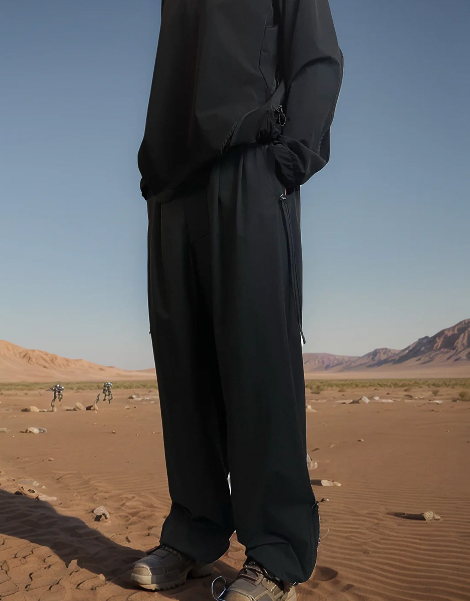 Ip-Axis Industrial Functional Quick-Dry Drapes Dress Pants IPA-PC75