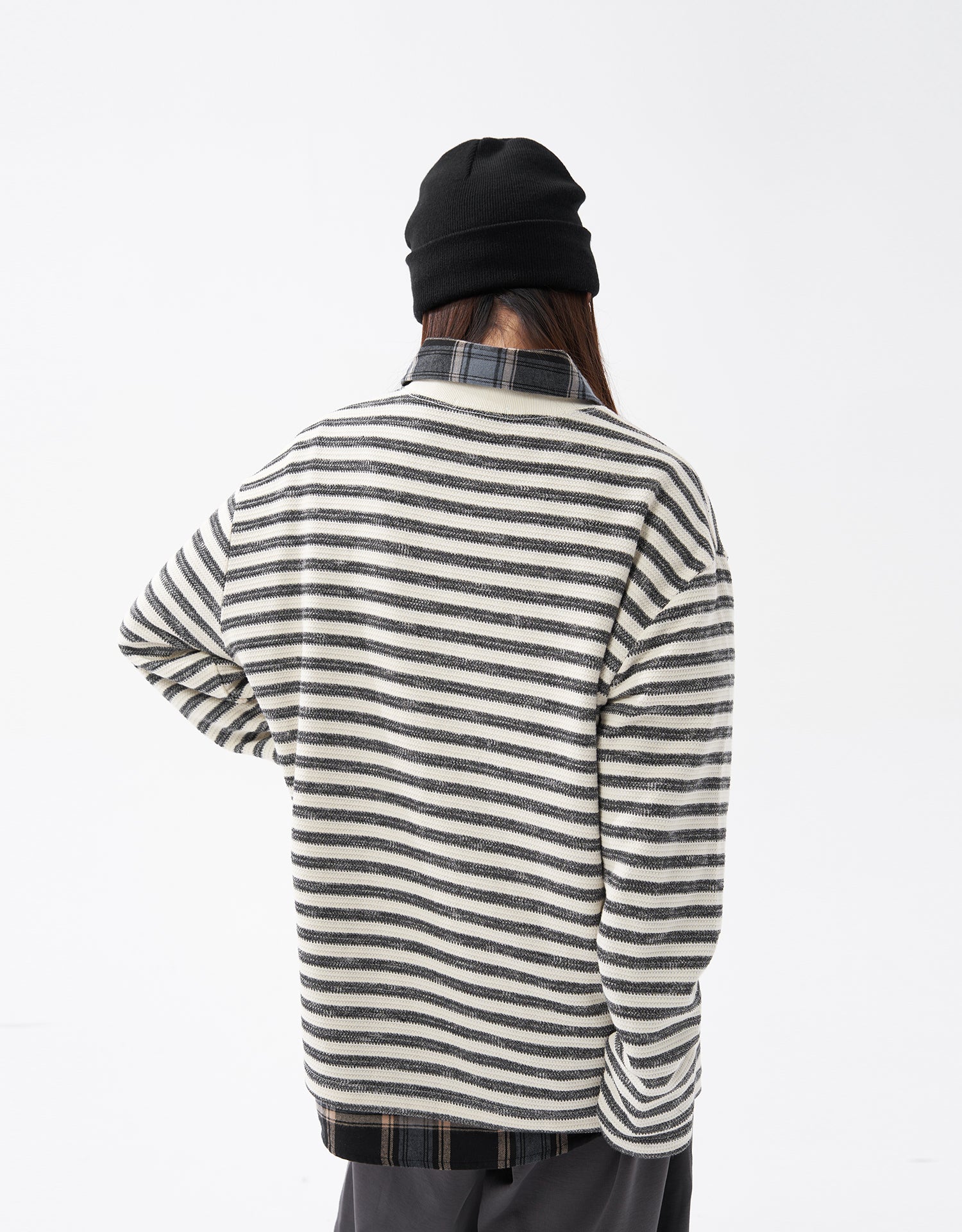 TopBasics Striped Jacquard Interlock T-Shirt