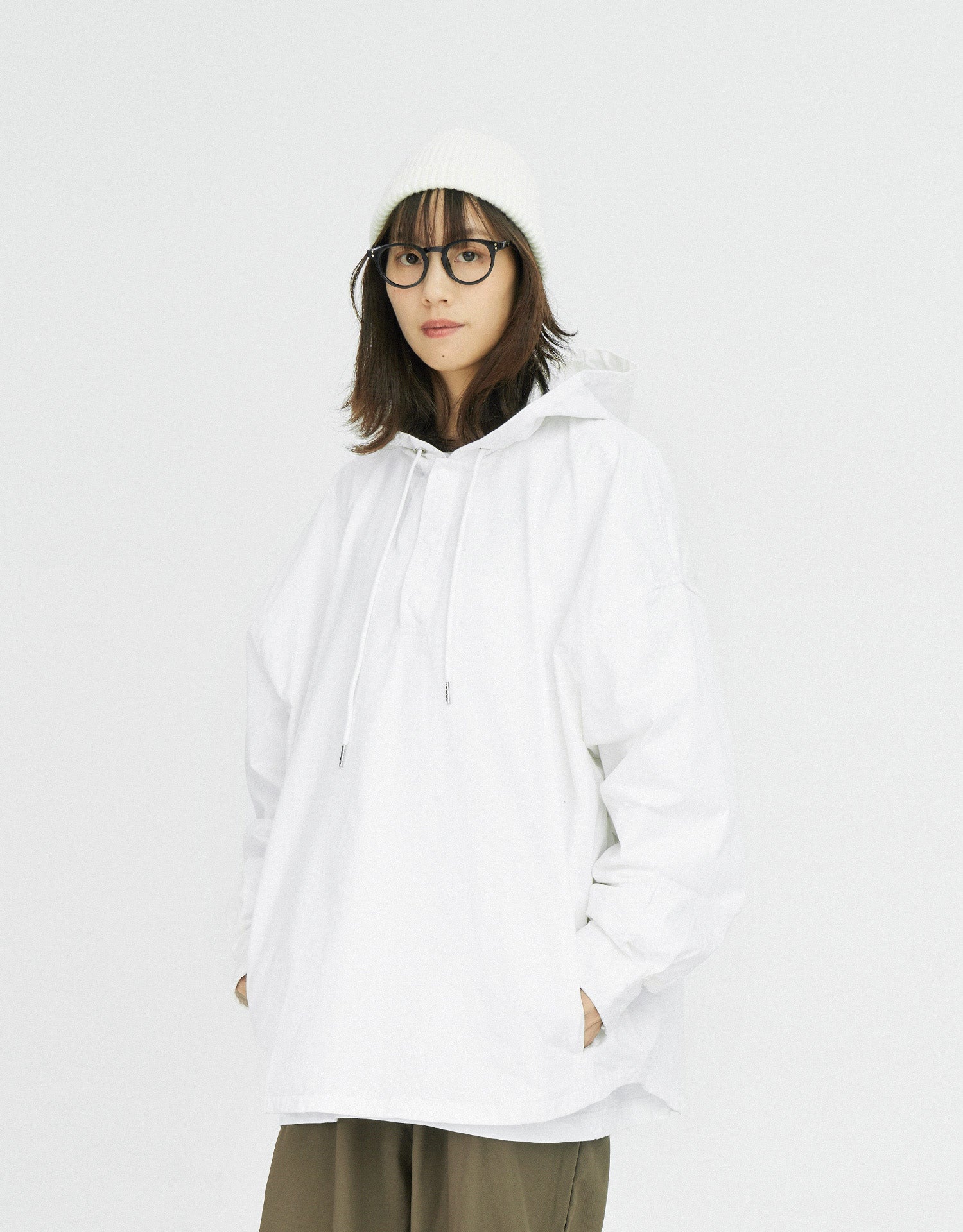 TopBasics Two Pockets Cotton Hoodie