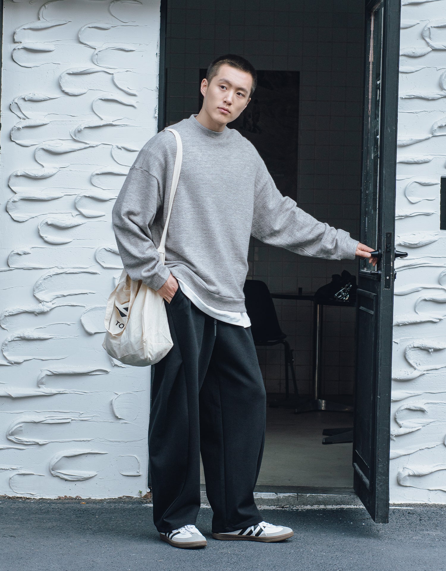 TopBasics Side Pleated Sweat Pants