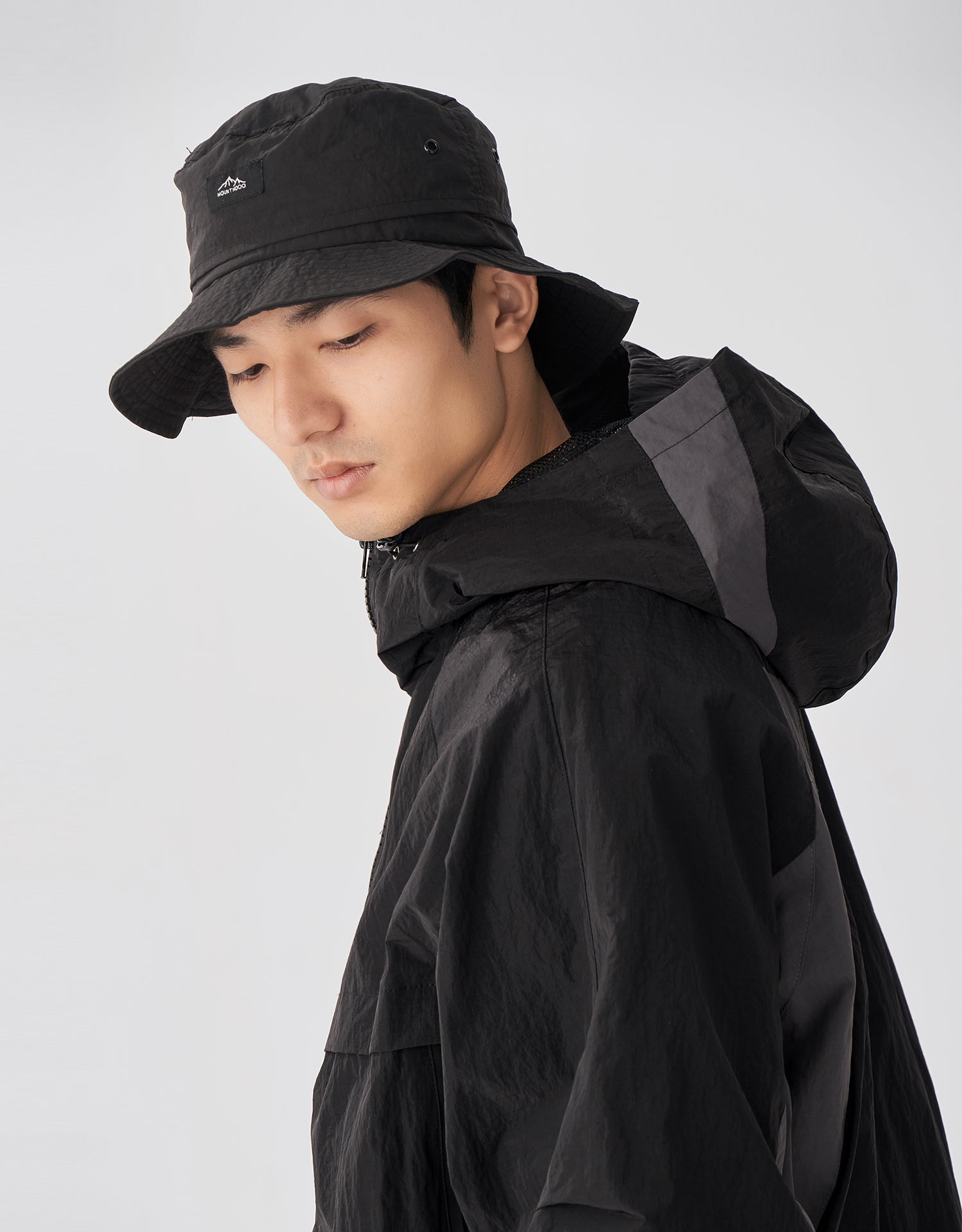 TopBasics Three Pockets Patchwork Windbreaker Jacket