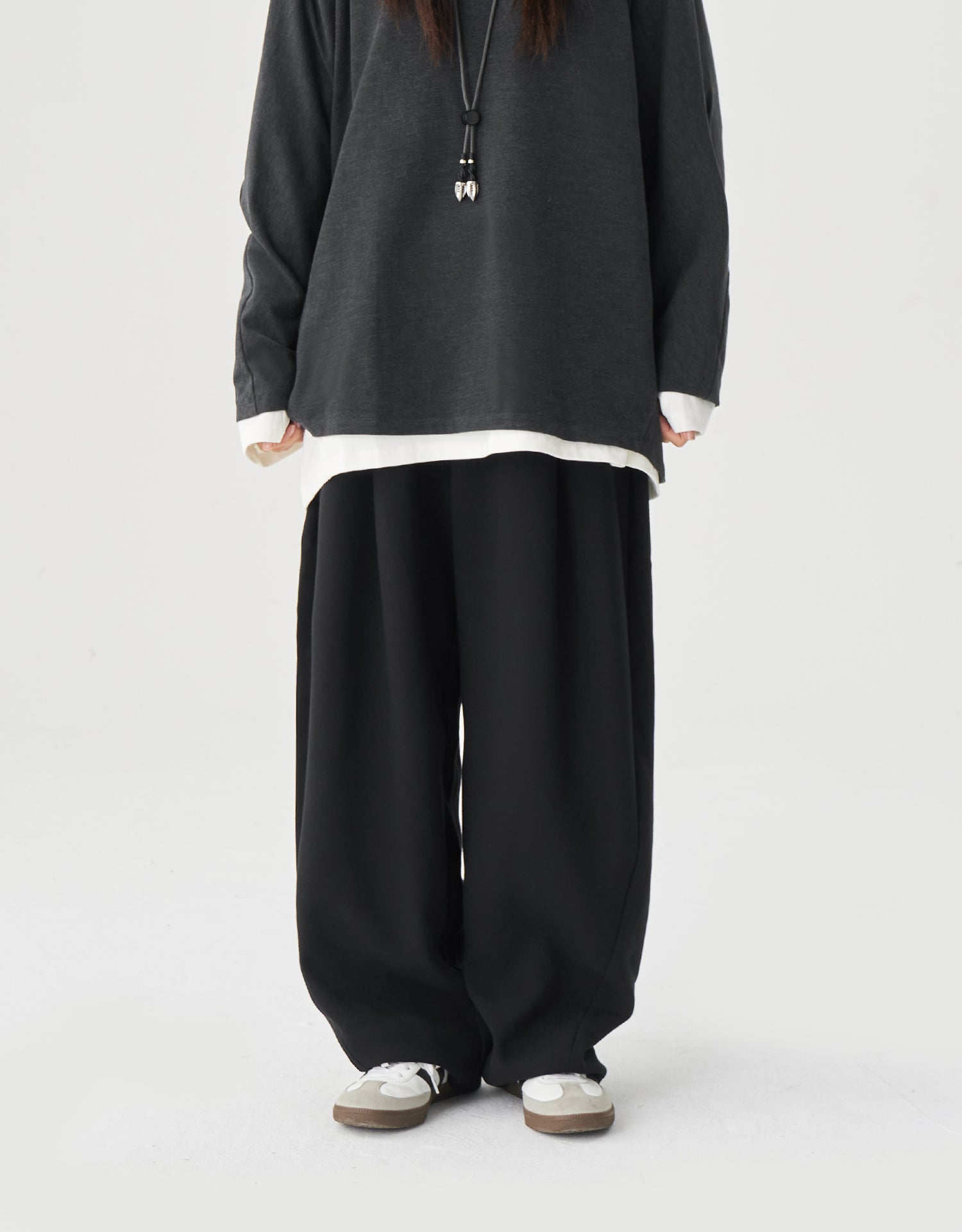 TopBasics Office Barrel Leg Pants