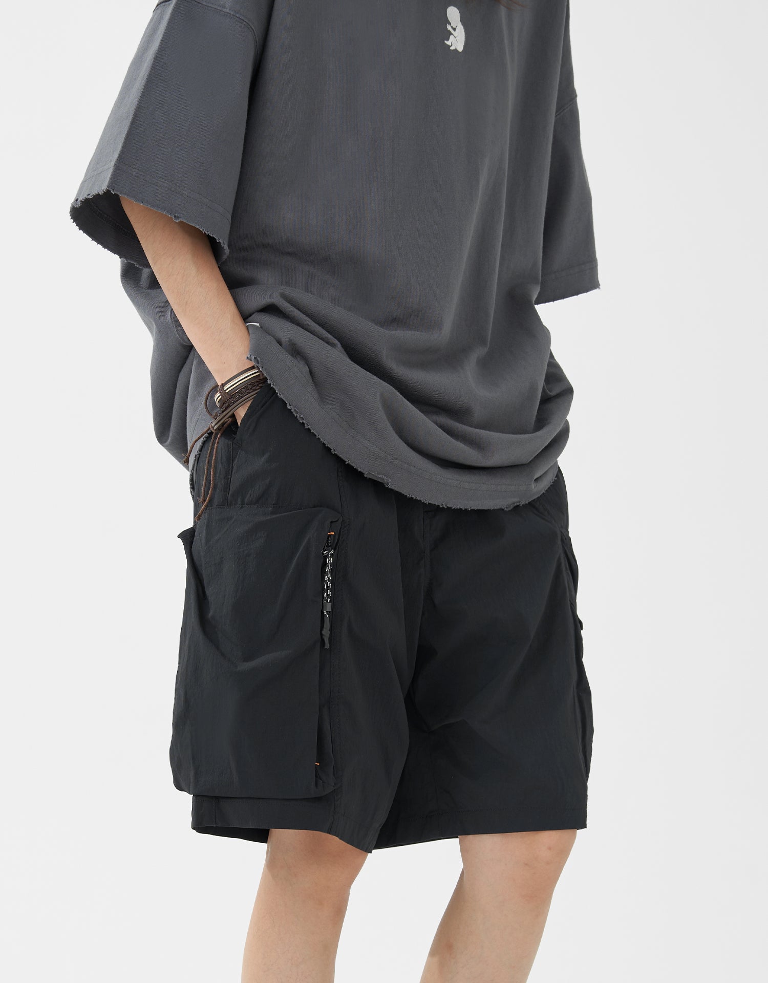 TopBasics Five Pockets Utility Cargo Shorts