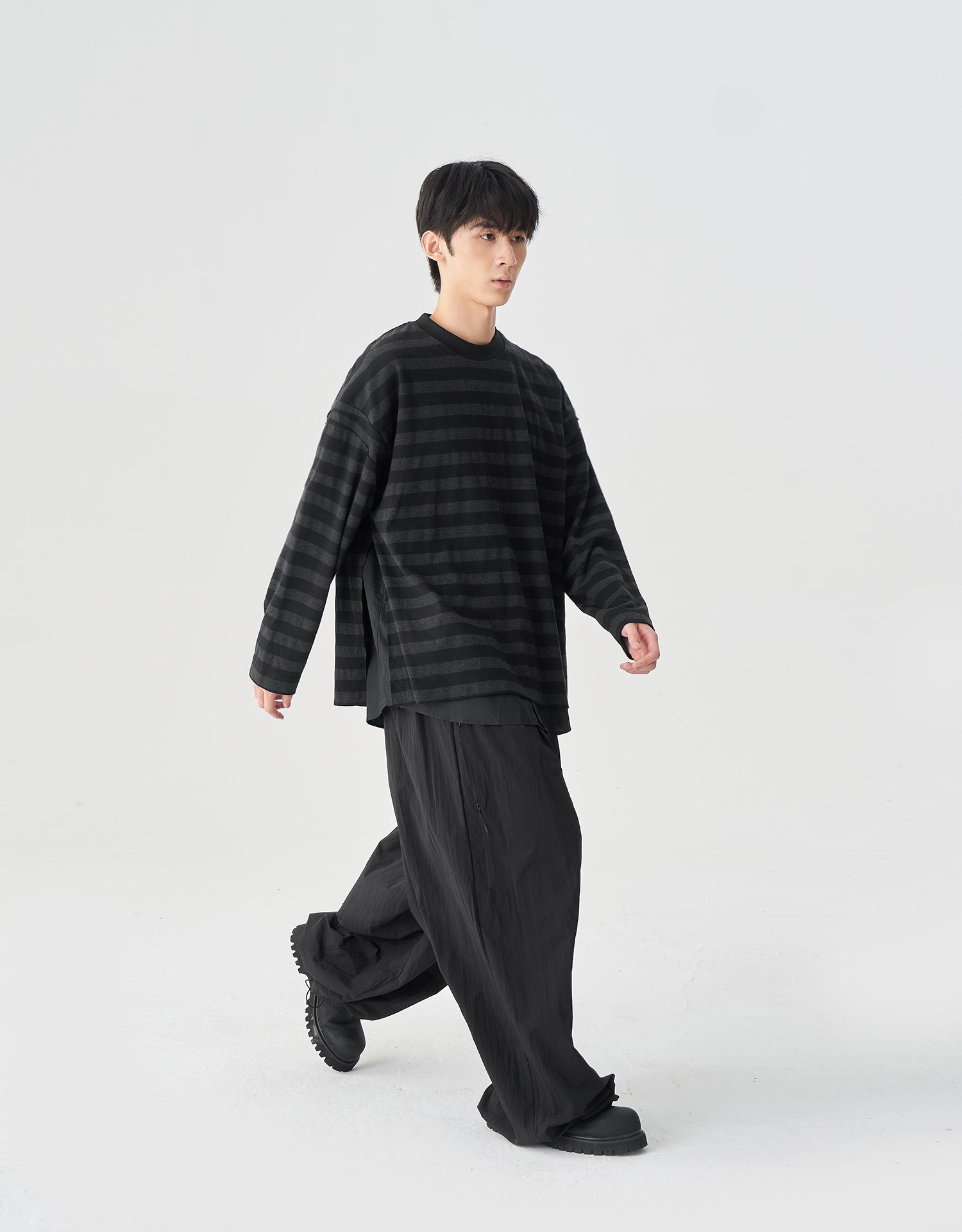 TopBasics Fake Two-Piece Striped T-Shirt