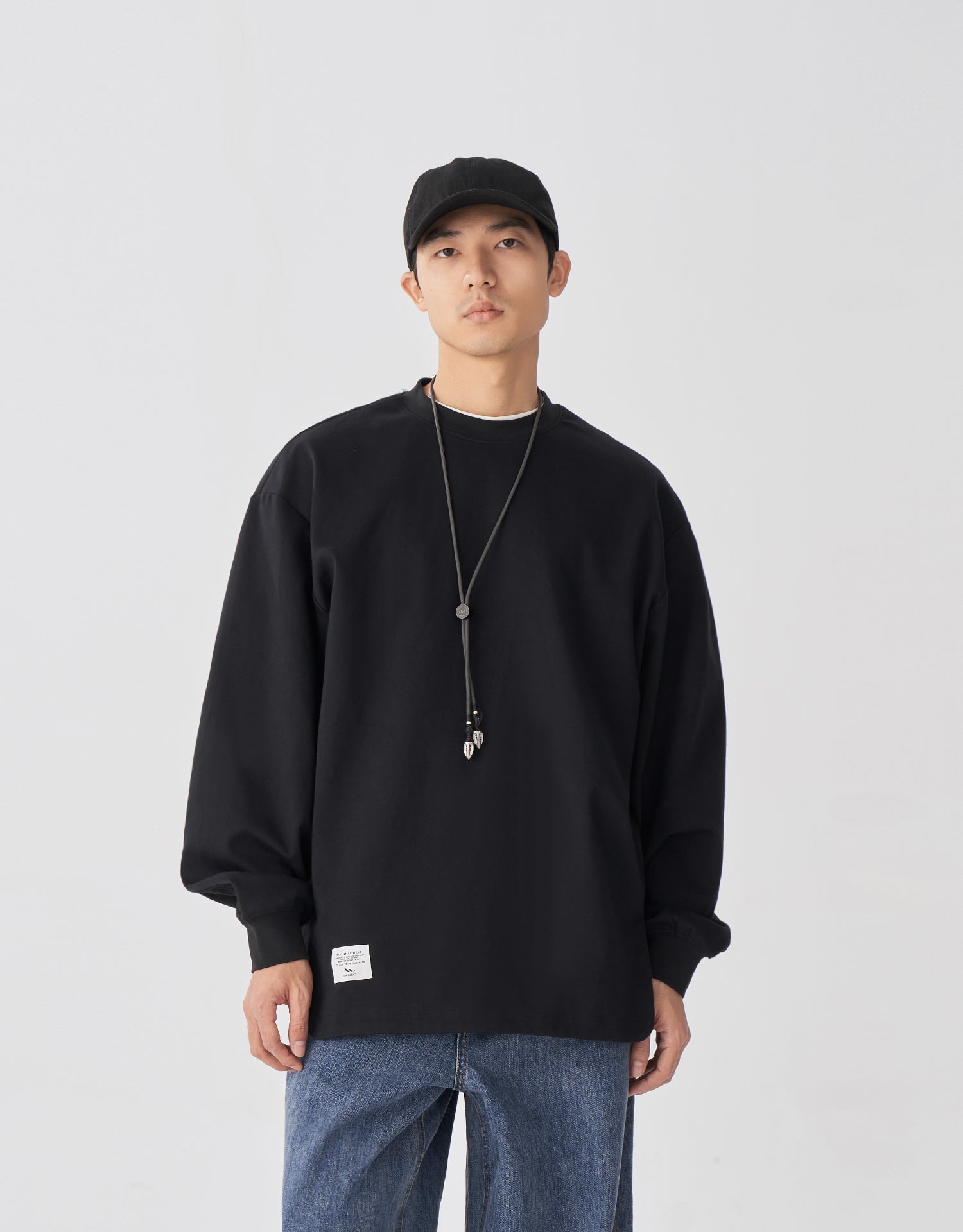 TopBasics Back Shirt L/S T-Shirt