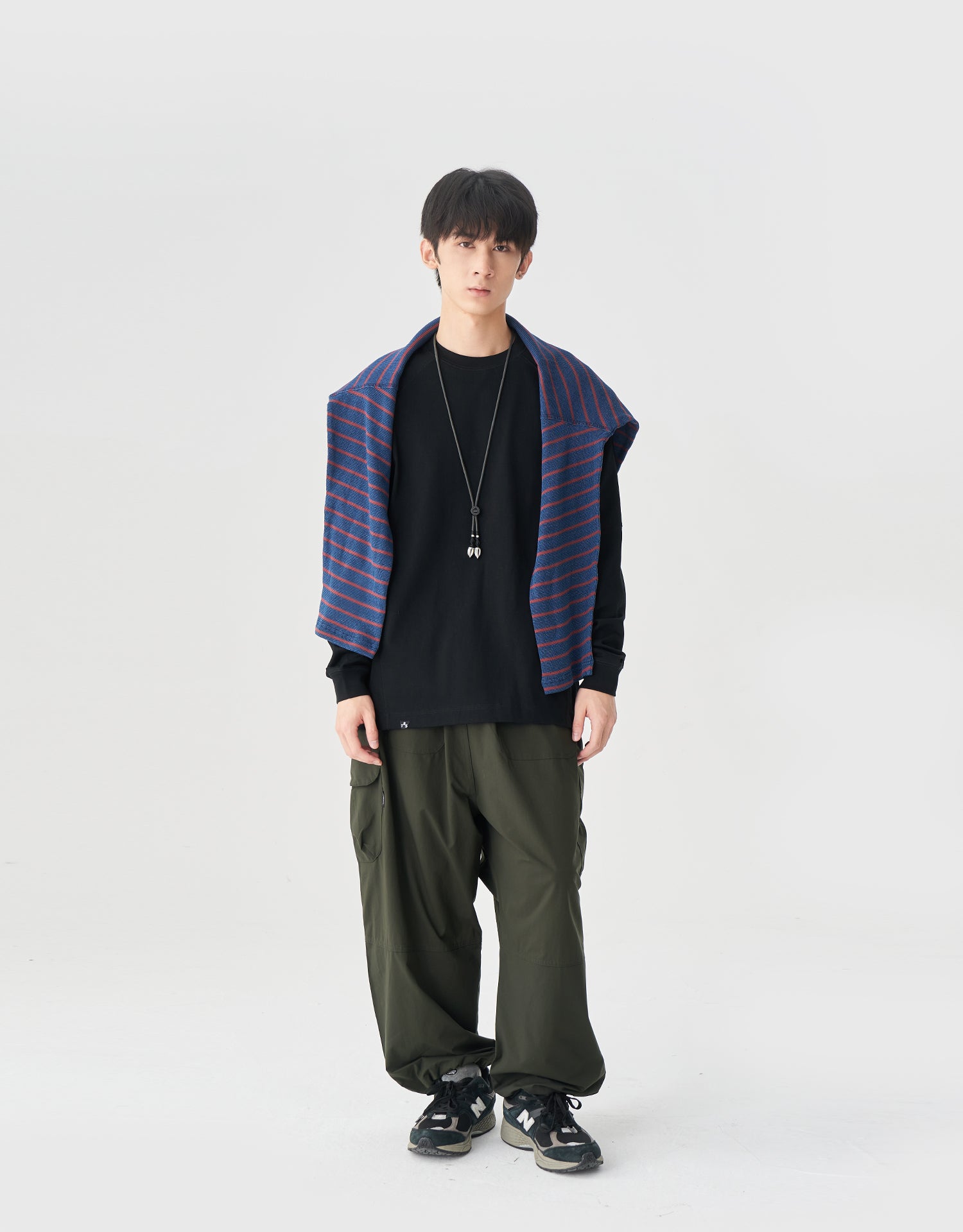 TopBasics Cyber Patchwork Seams L/S T-Shirt