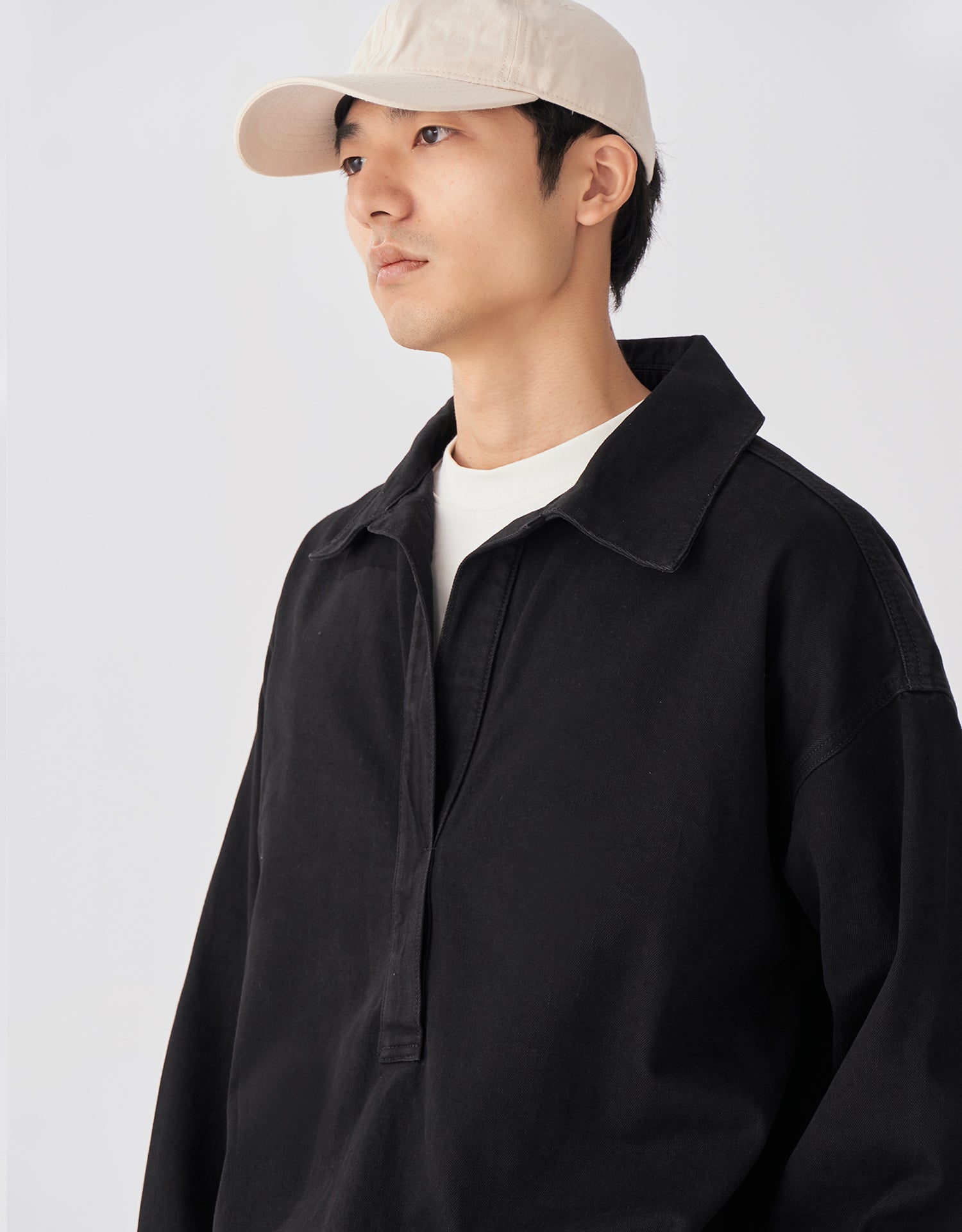 TopBasics Cargo Oversized Pullover Shirt