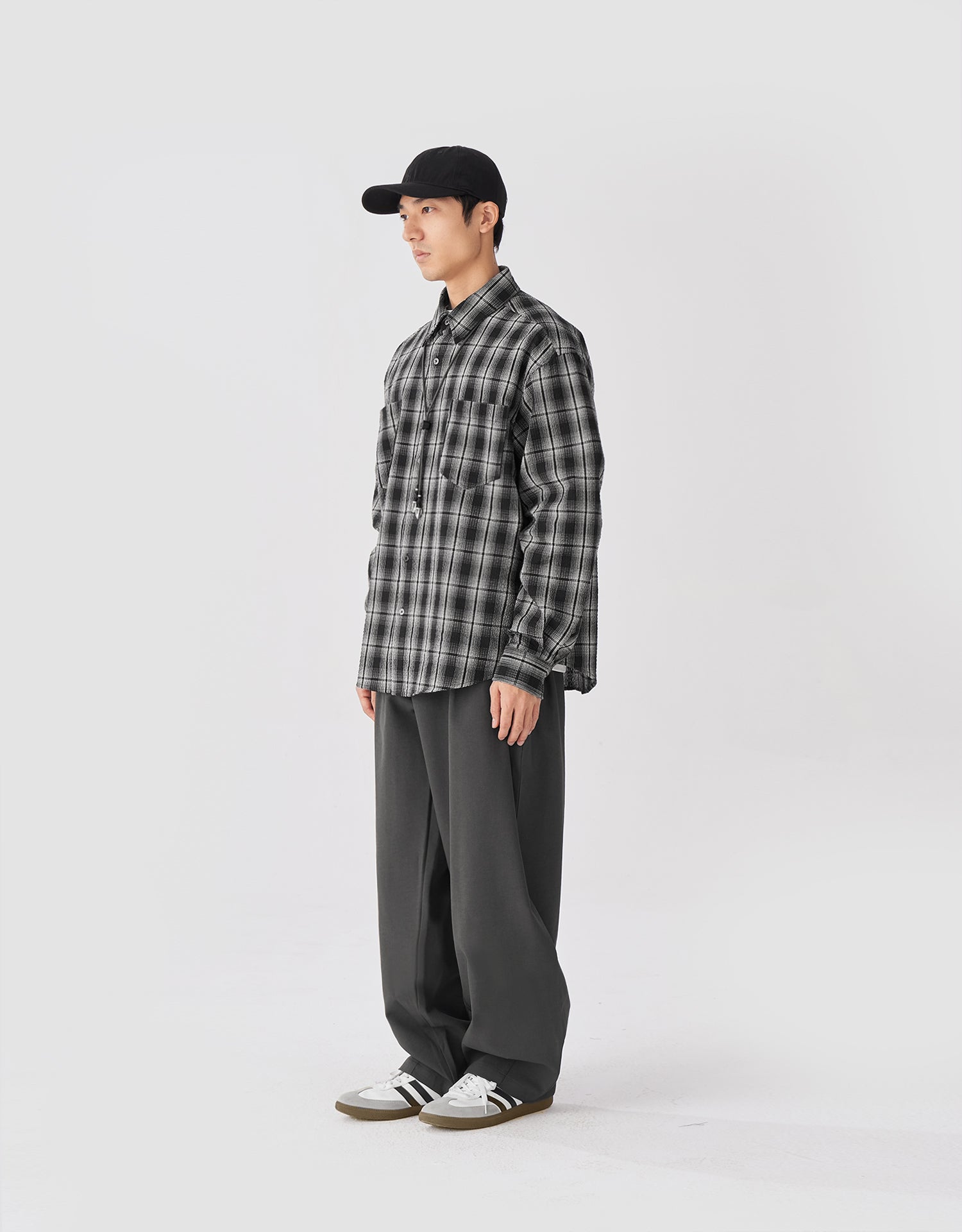 TopBasics Two Pockets Checkered Shirt