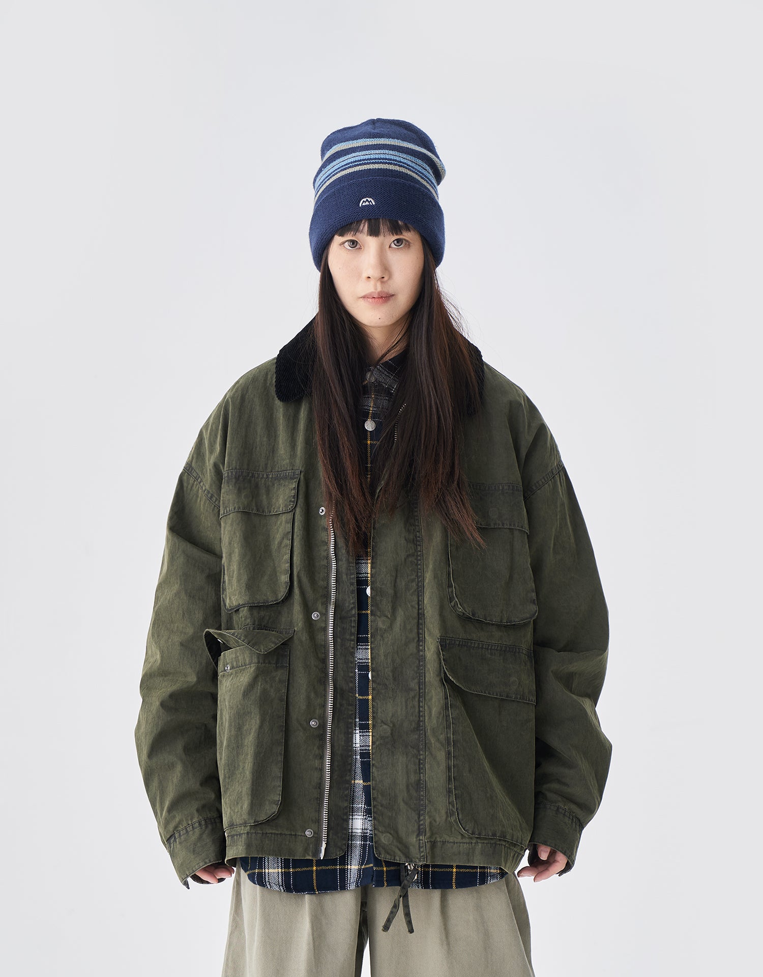 TopBasics Pockets Washed Blouson