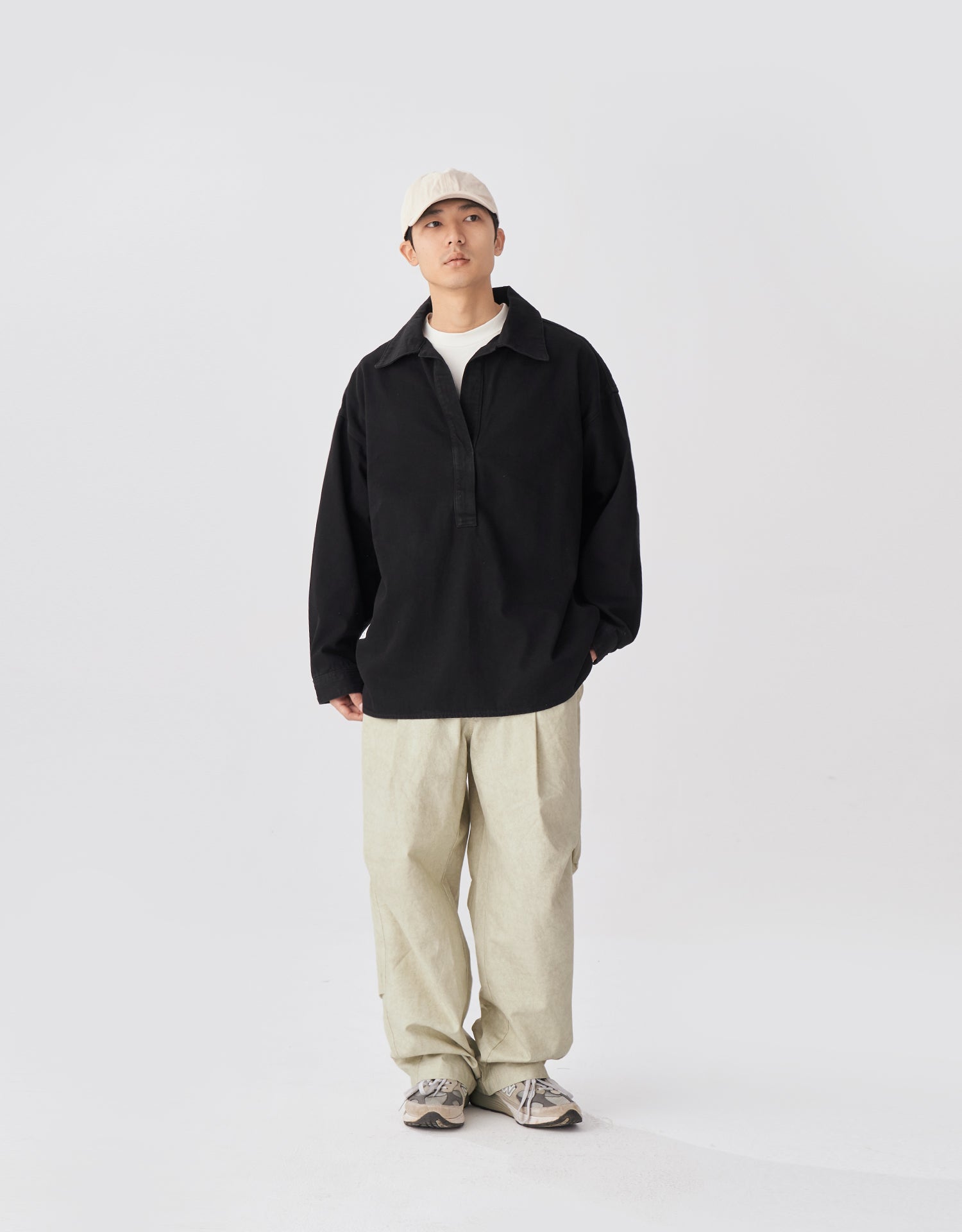 TopBasics Cargo Oversized Pullover Shirt