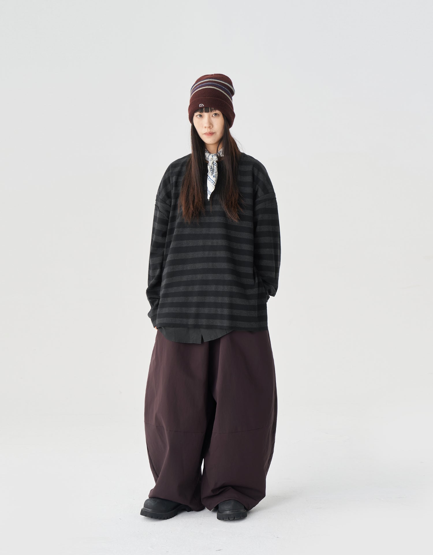 TopBasics Fake Two-Piece Striped T-Shirt