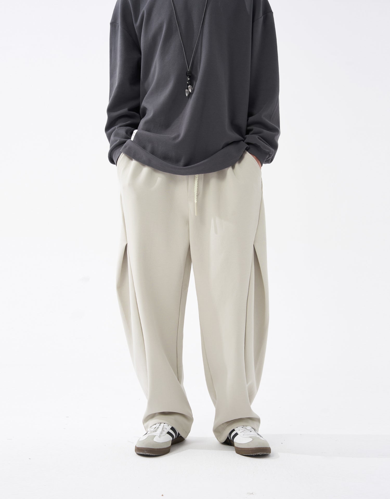 TopBasics Side Pleated Sweat Pants