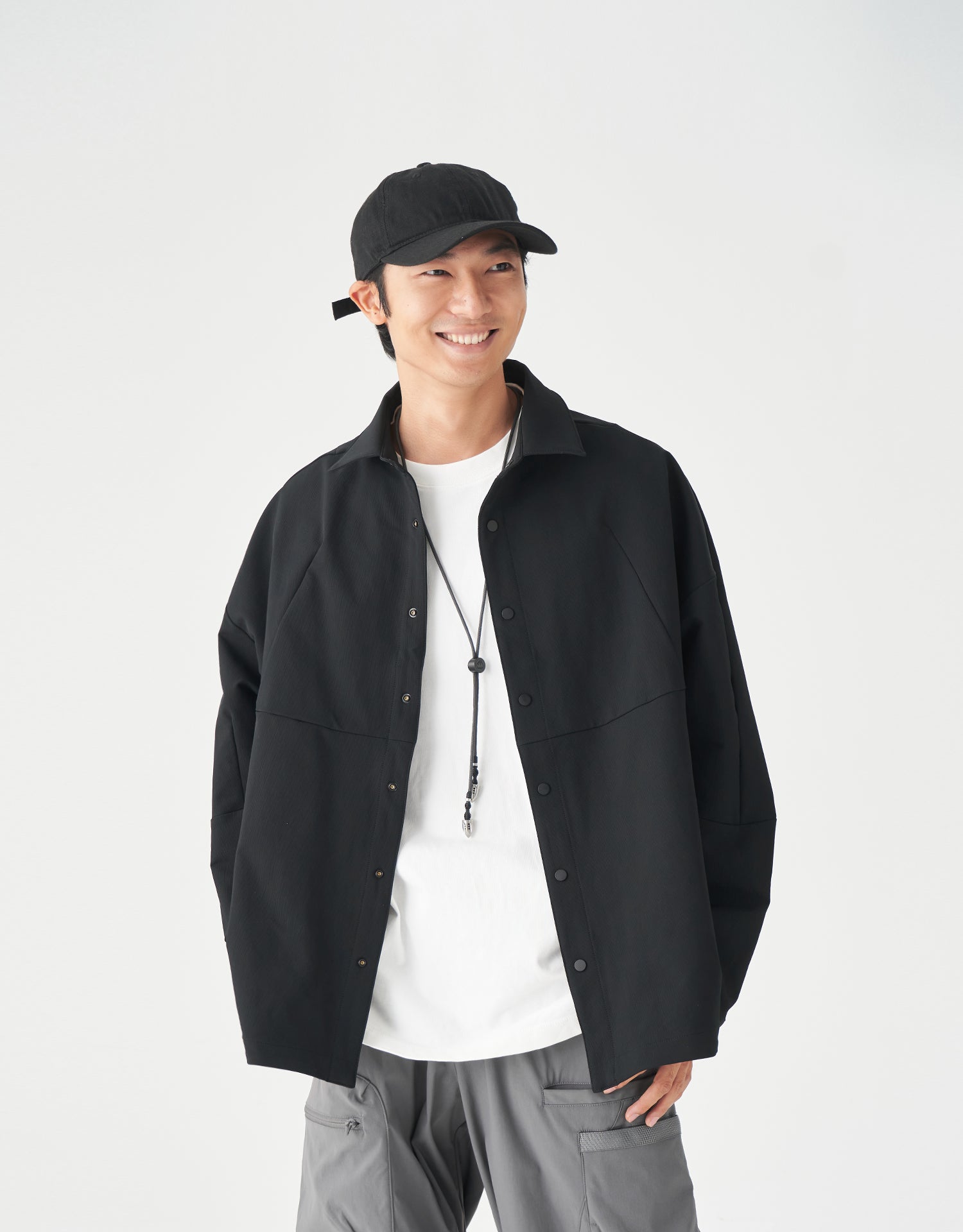 TopBasics Pleat Coach Jacket