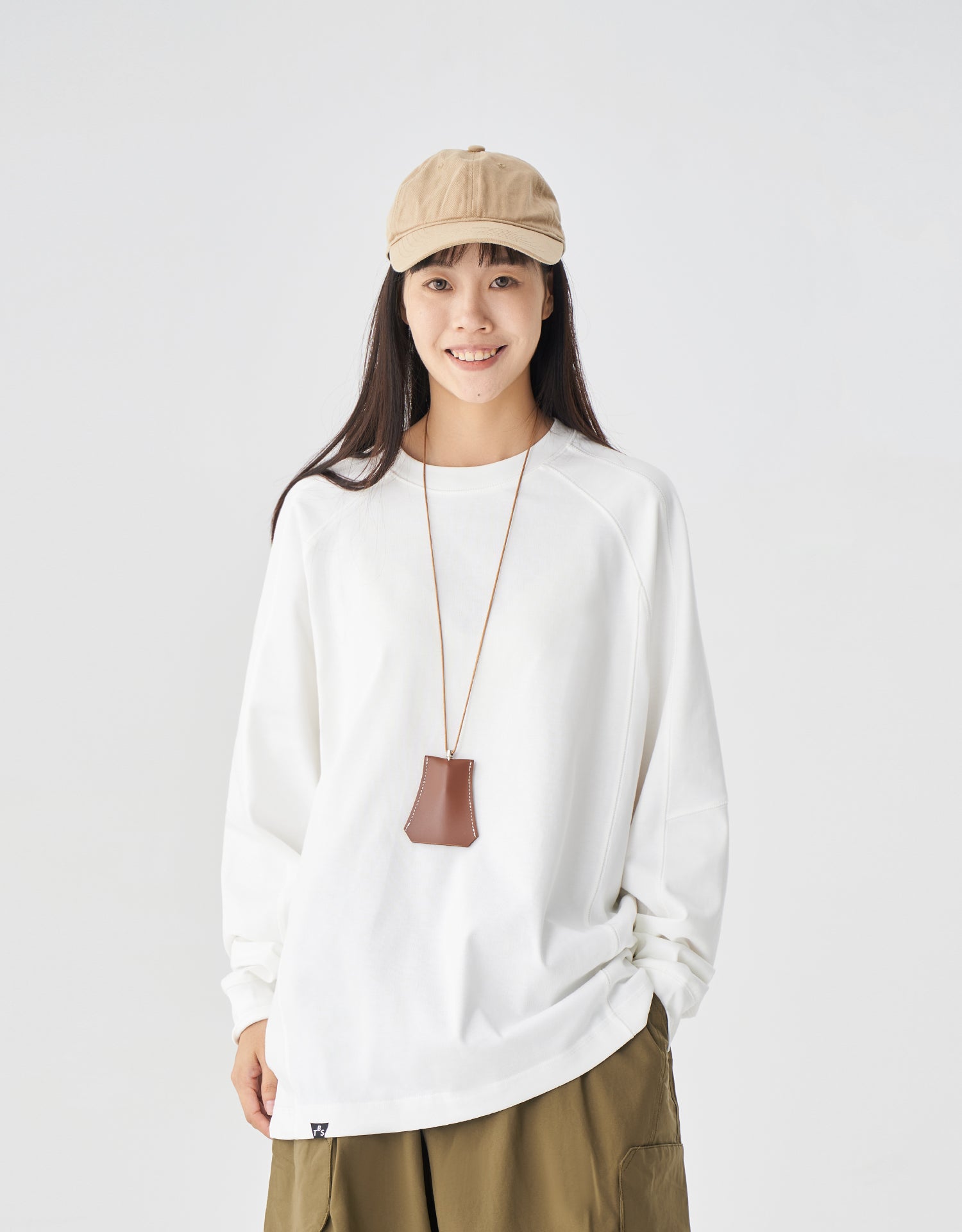 TopBasics Cyber Patchwork Seams L/S T-Shirt