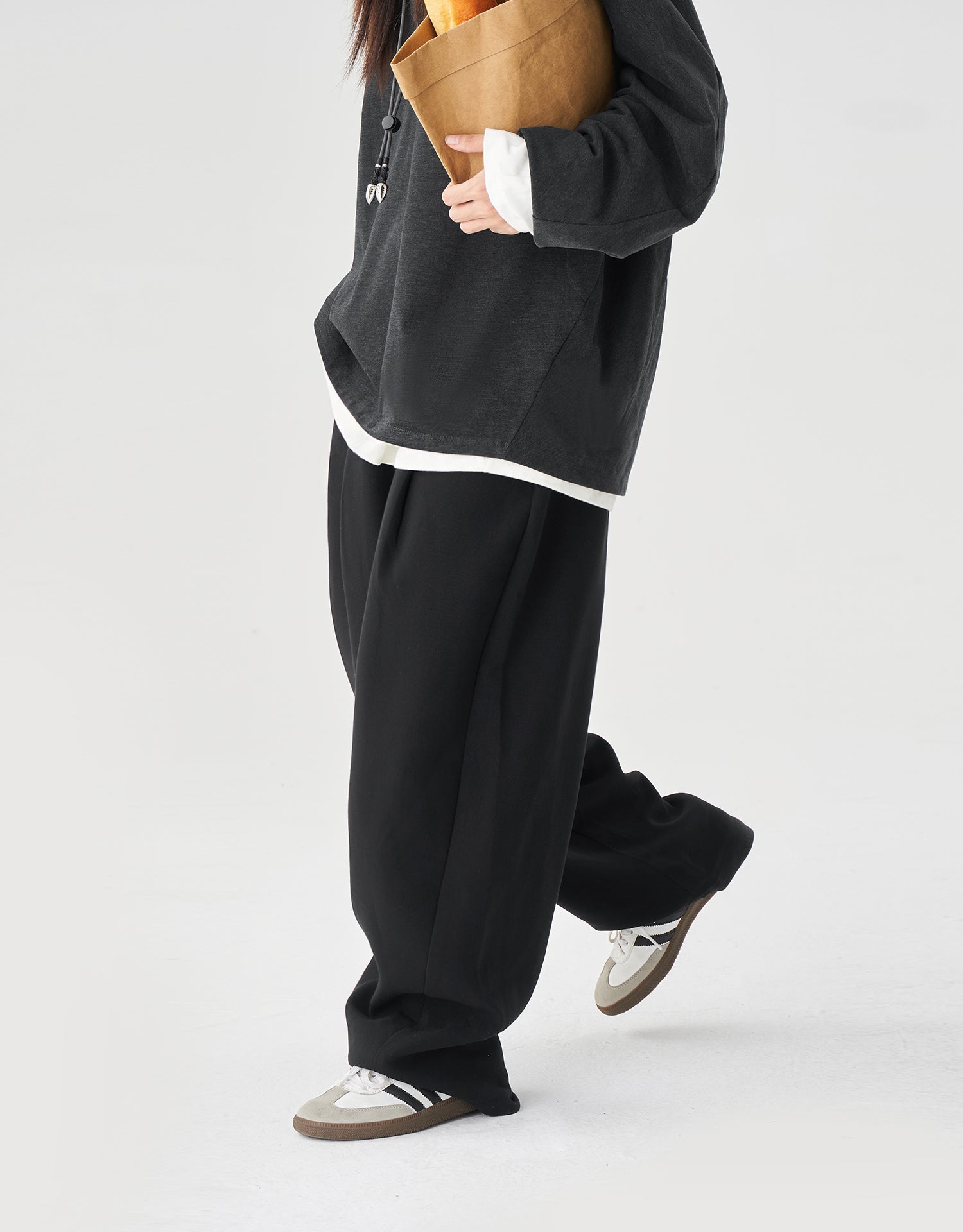 TopBasics Office Barrel Leg Pants