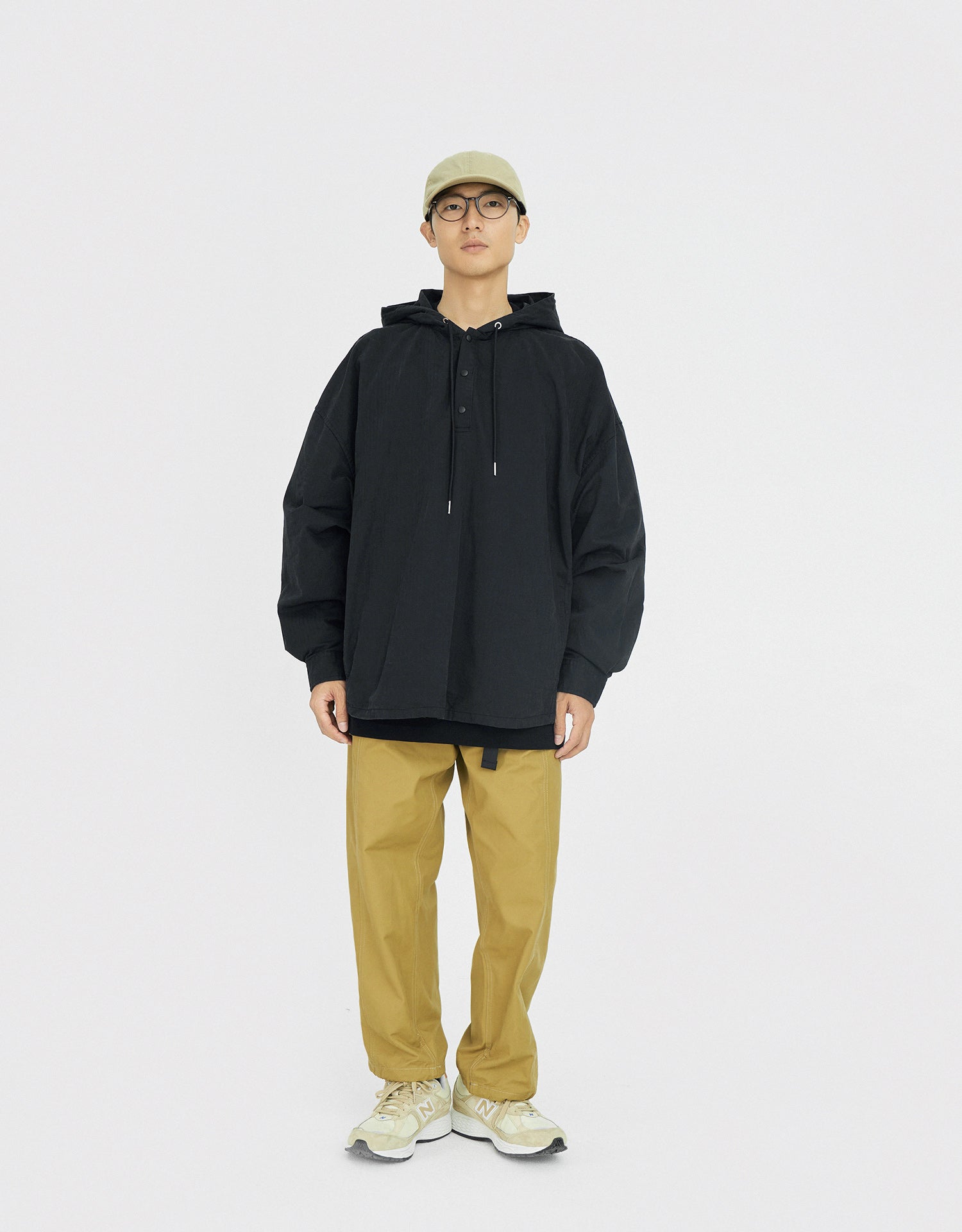 TopBasics Two Pockets Cotton Hoodie