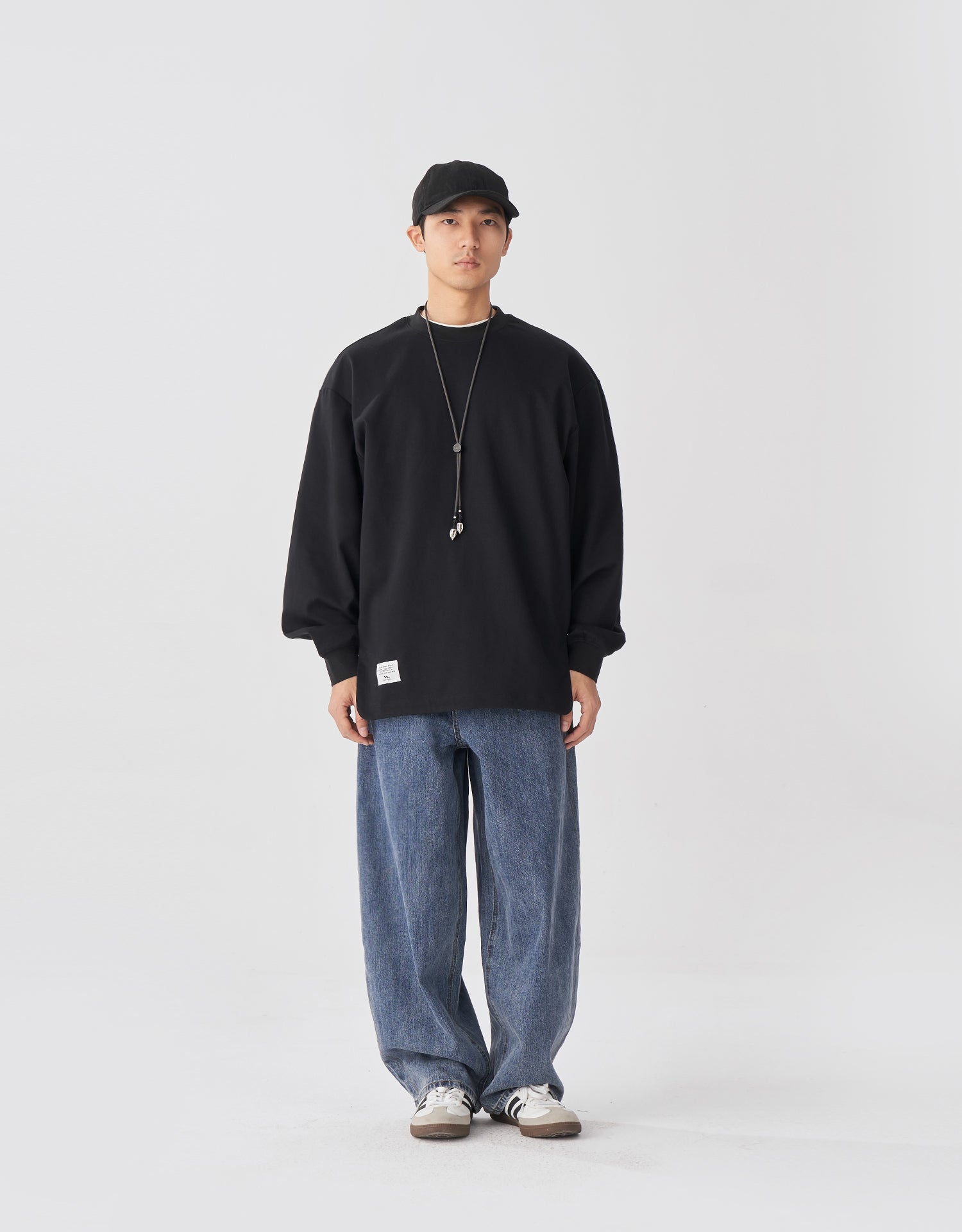 TopBasics Back Shirt L/S T-Shirt