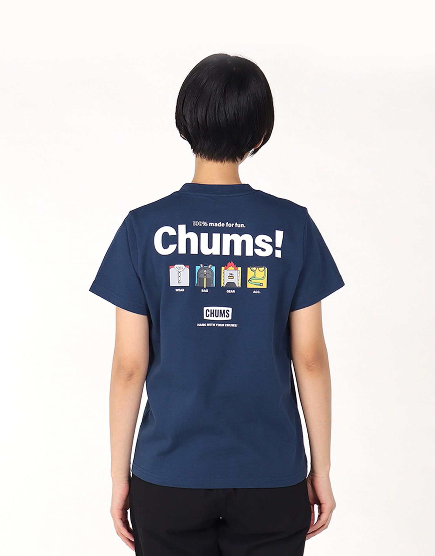 Chums Anti-Bug 100% Made For Fun T-Shirt Ms