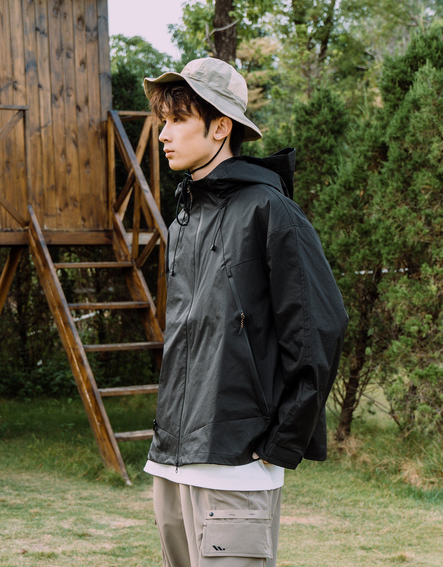 TopBasics Adventure Series Coated Outdoor Windbreaker Jacket