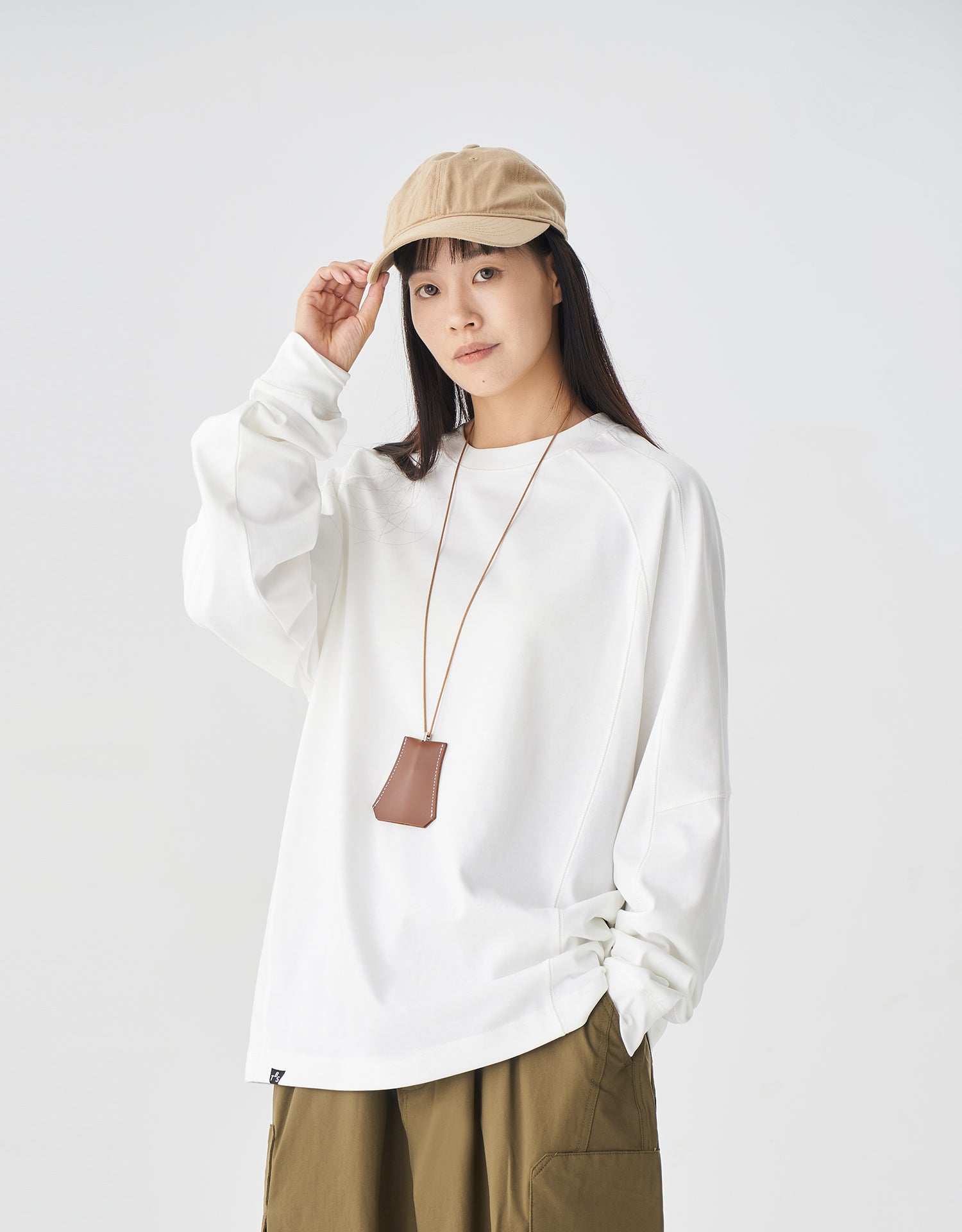 TopBasics Cyber Patchwork Seams L/S T-Shirt