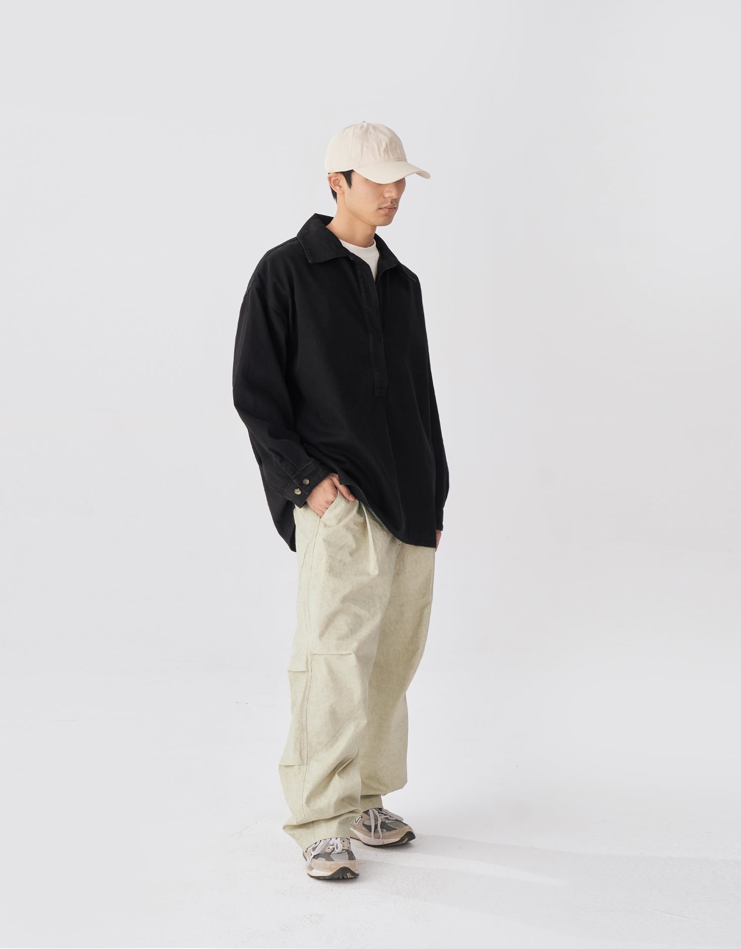 TopBasics Cargo Oversized Pullover Shirt