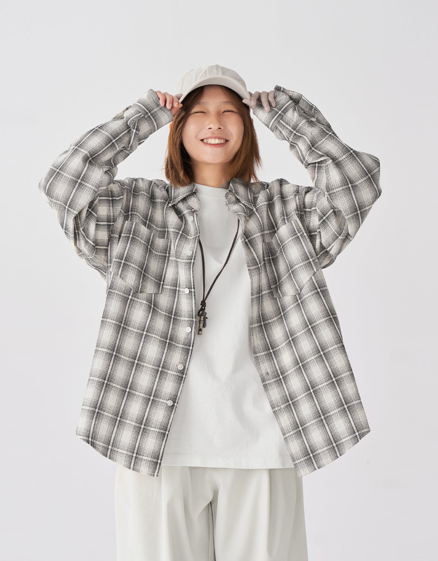 TopBasics Two Pockets Checkered Shirt