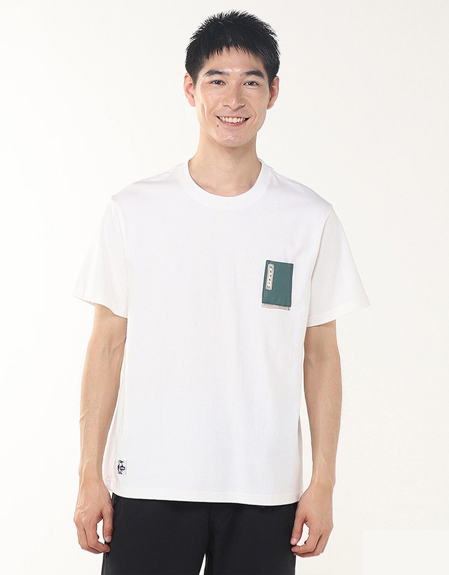 CHUMS × 葛飾北斎_漫画Pocket T-Shirt