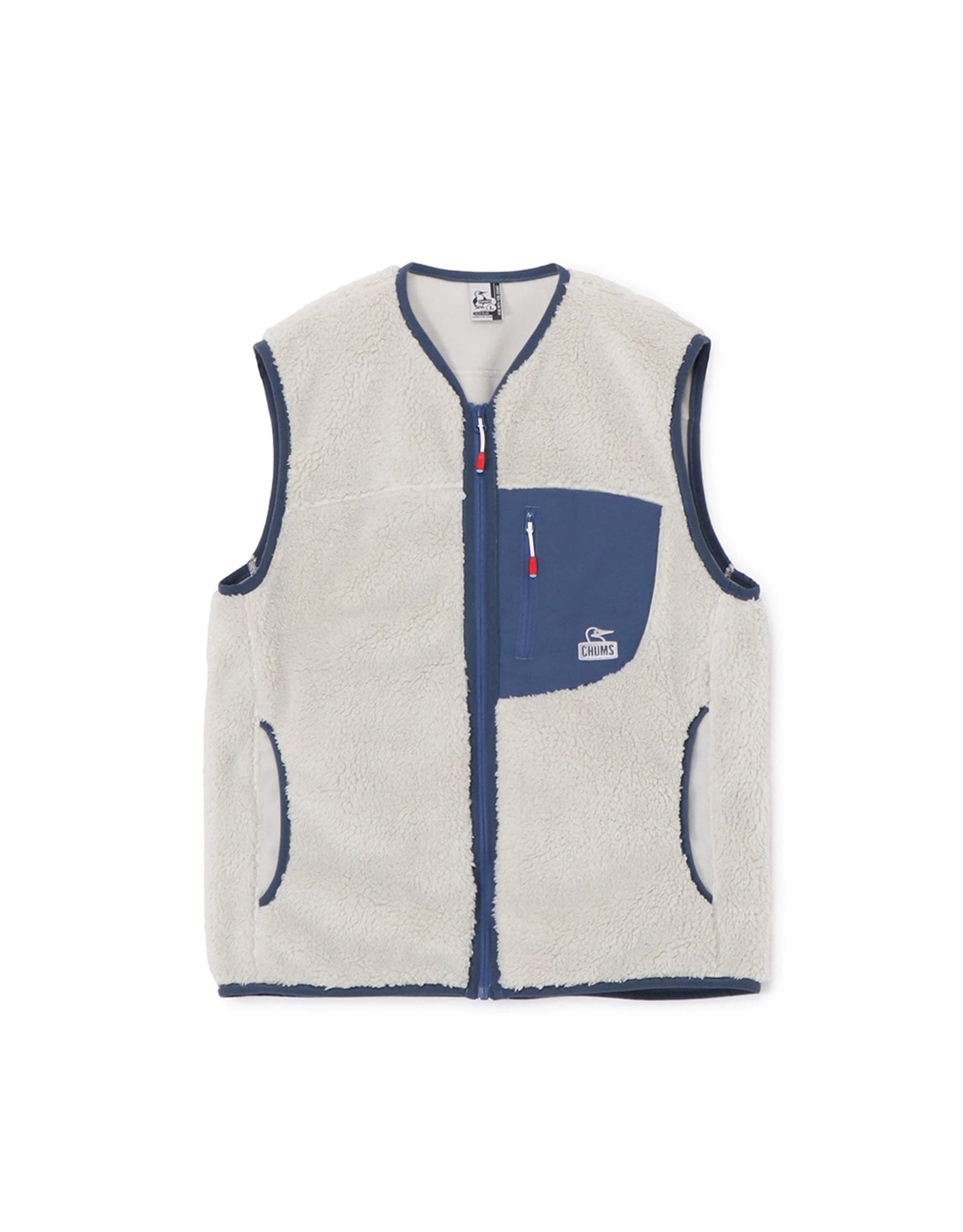 Chums Bonding Fleece No Collar Vest v2