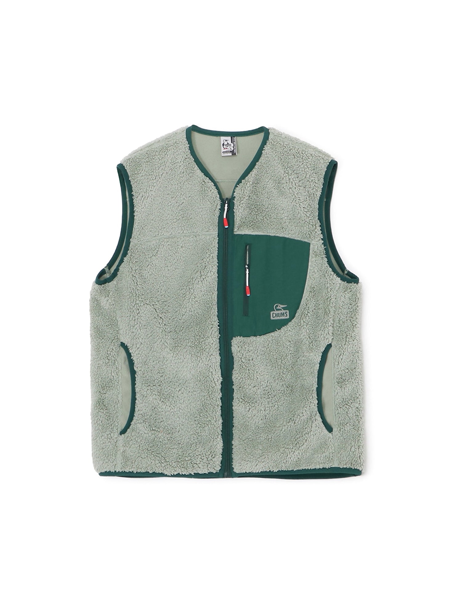 Chums Bonding Fleece No Collar Vest v2