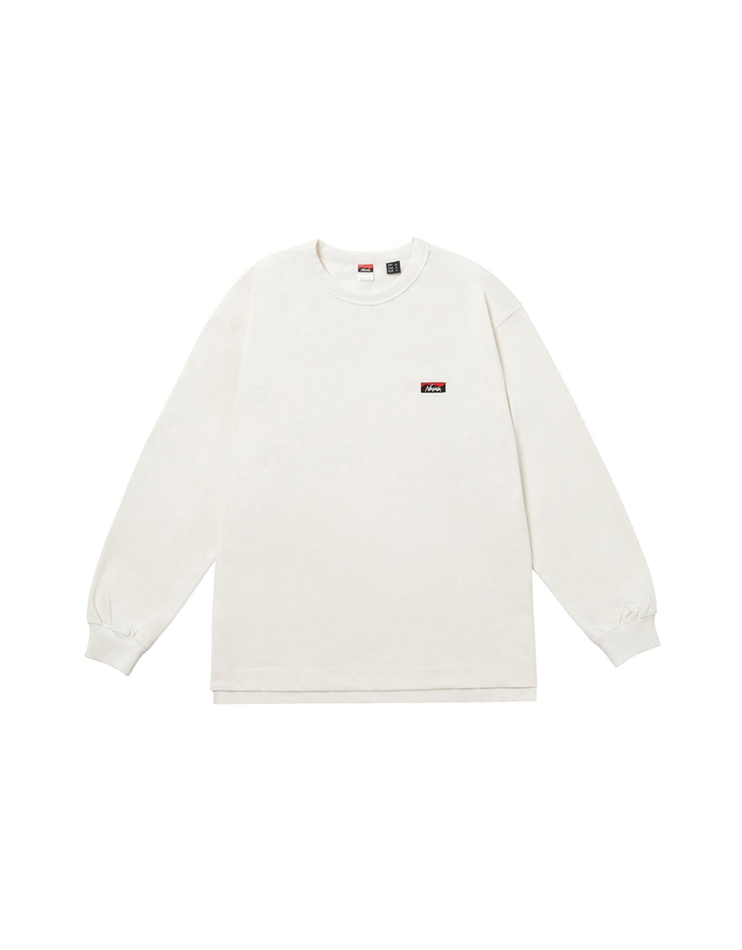 Nanga Eco Hybrid Box Logo Embroidery L/S Tee