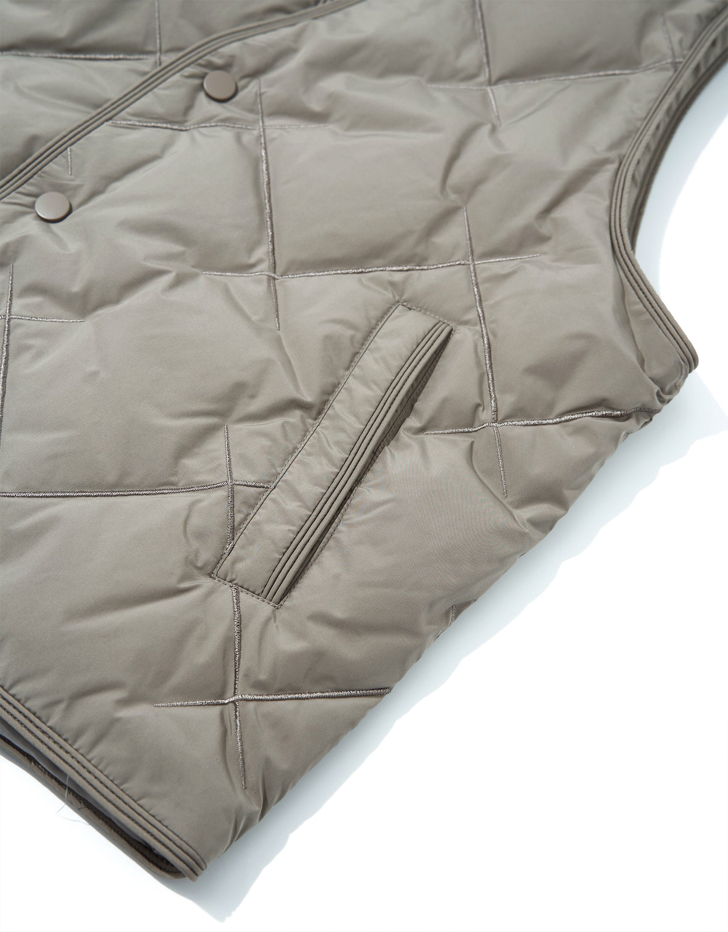 TopBasics Two Pockets Quilted Vest