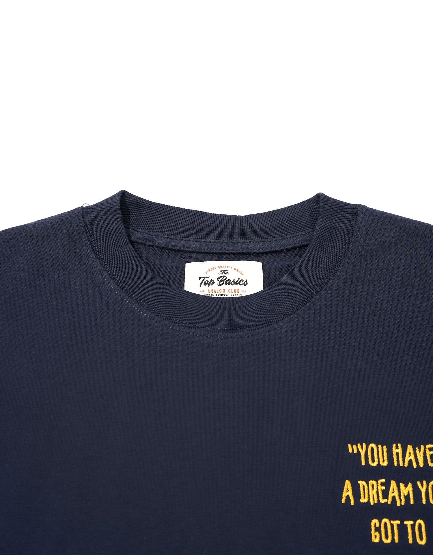 TopBasics "Protect Your Dream" Embroidered T-Shirt