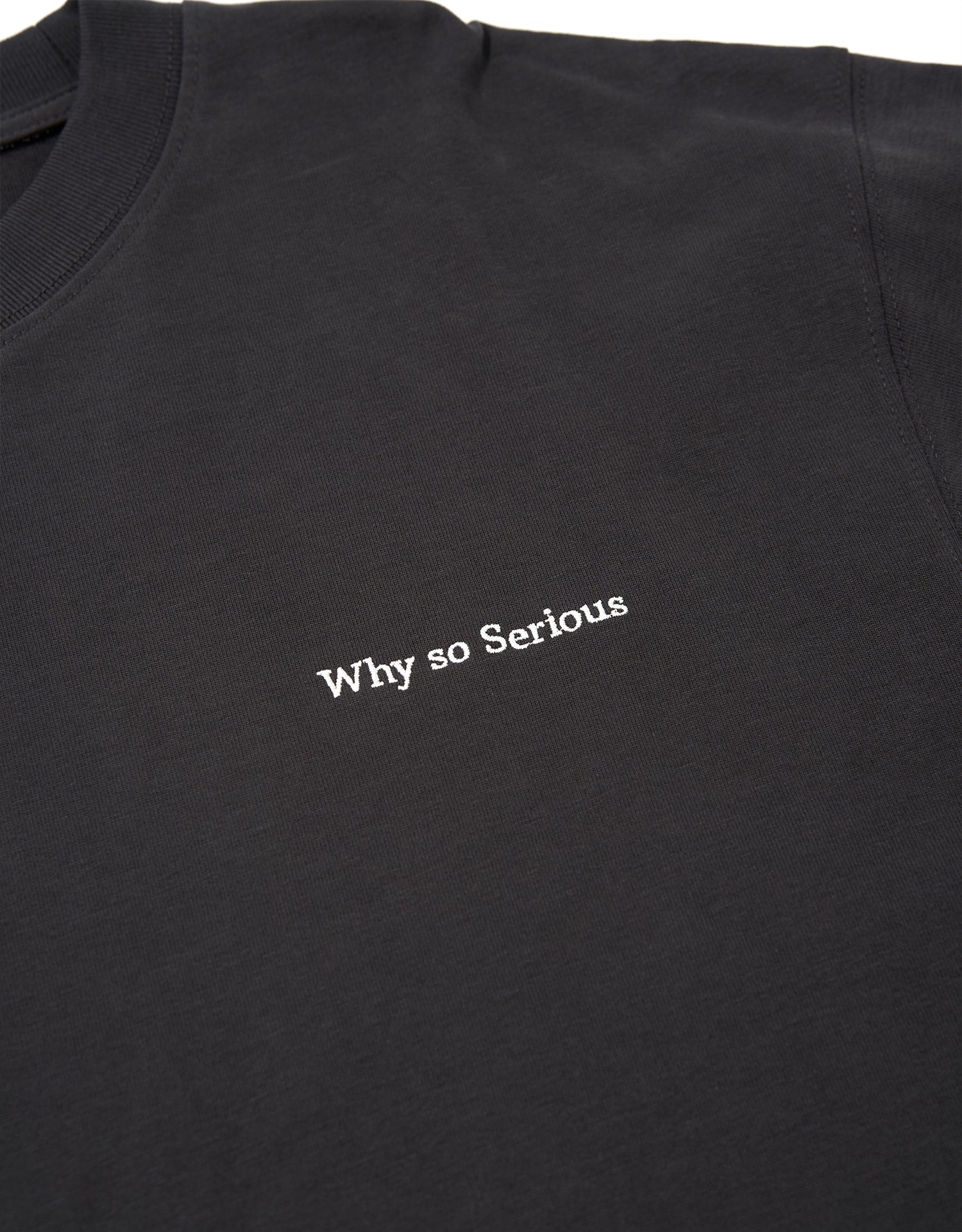 TopBasics "Why so Serious" Embroidered T-Shirt