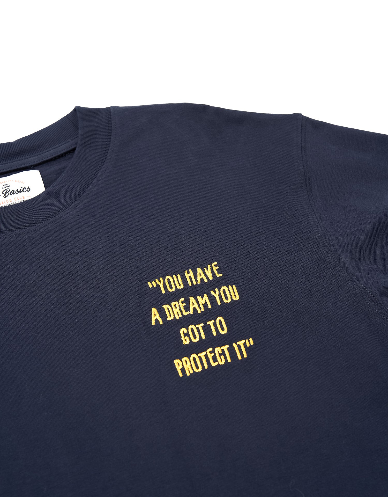 TopBasics "Protect Your Dream" Embroidered T-Shirt