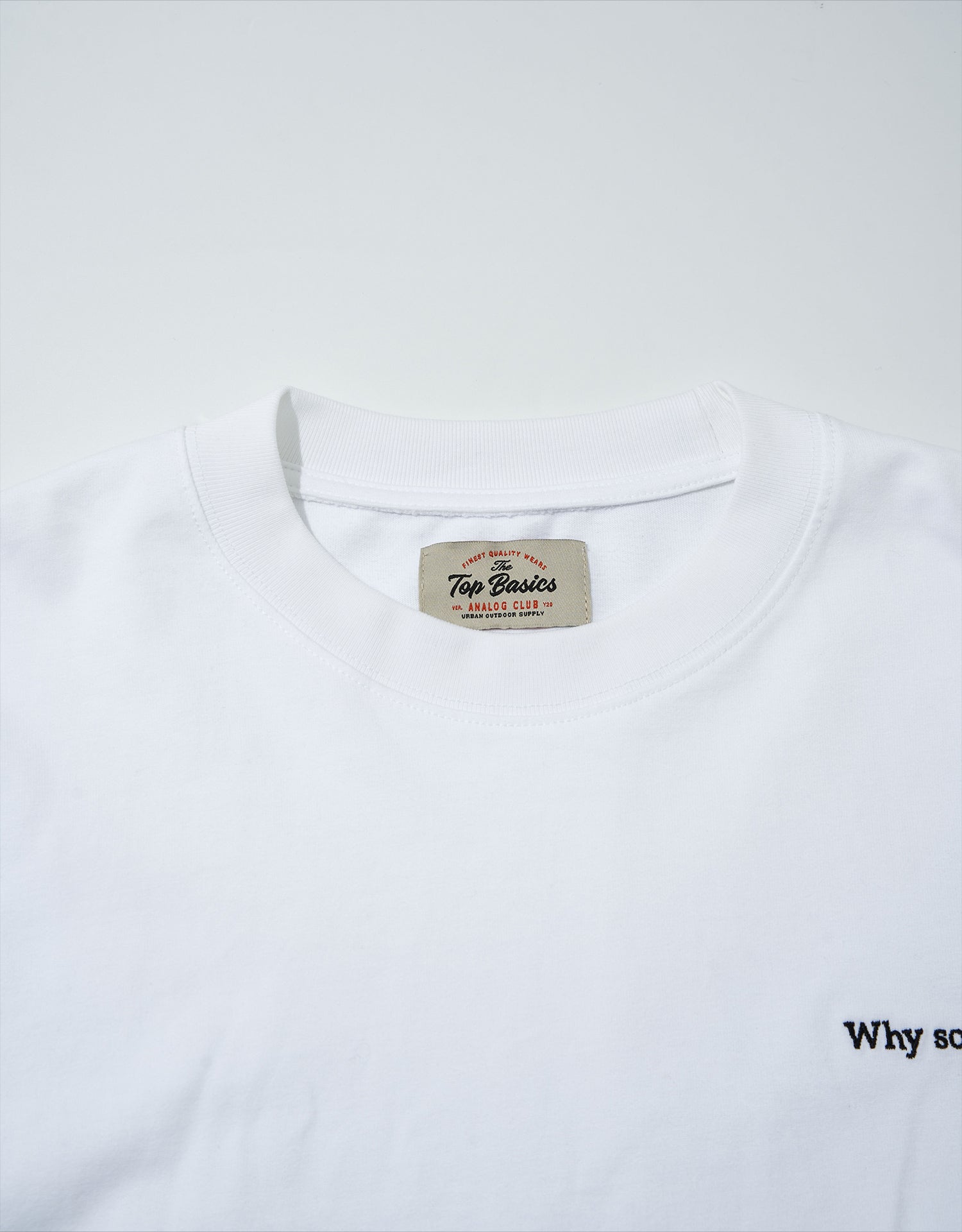 TopBasics "Why so Serious" Embroidered T-Shirt