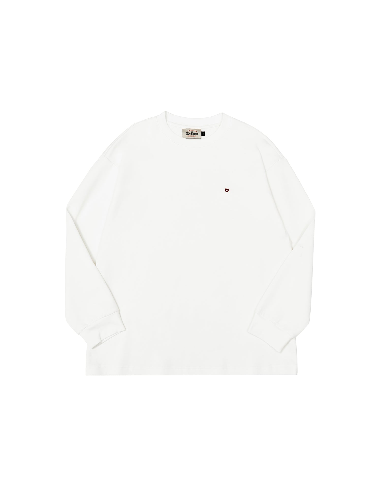 TopBasics Embroidered Heart L/S T-Shirt