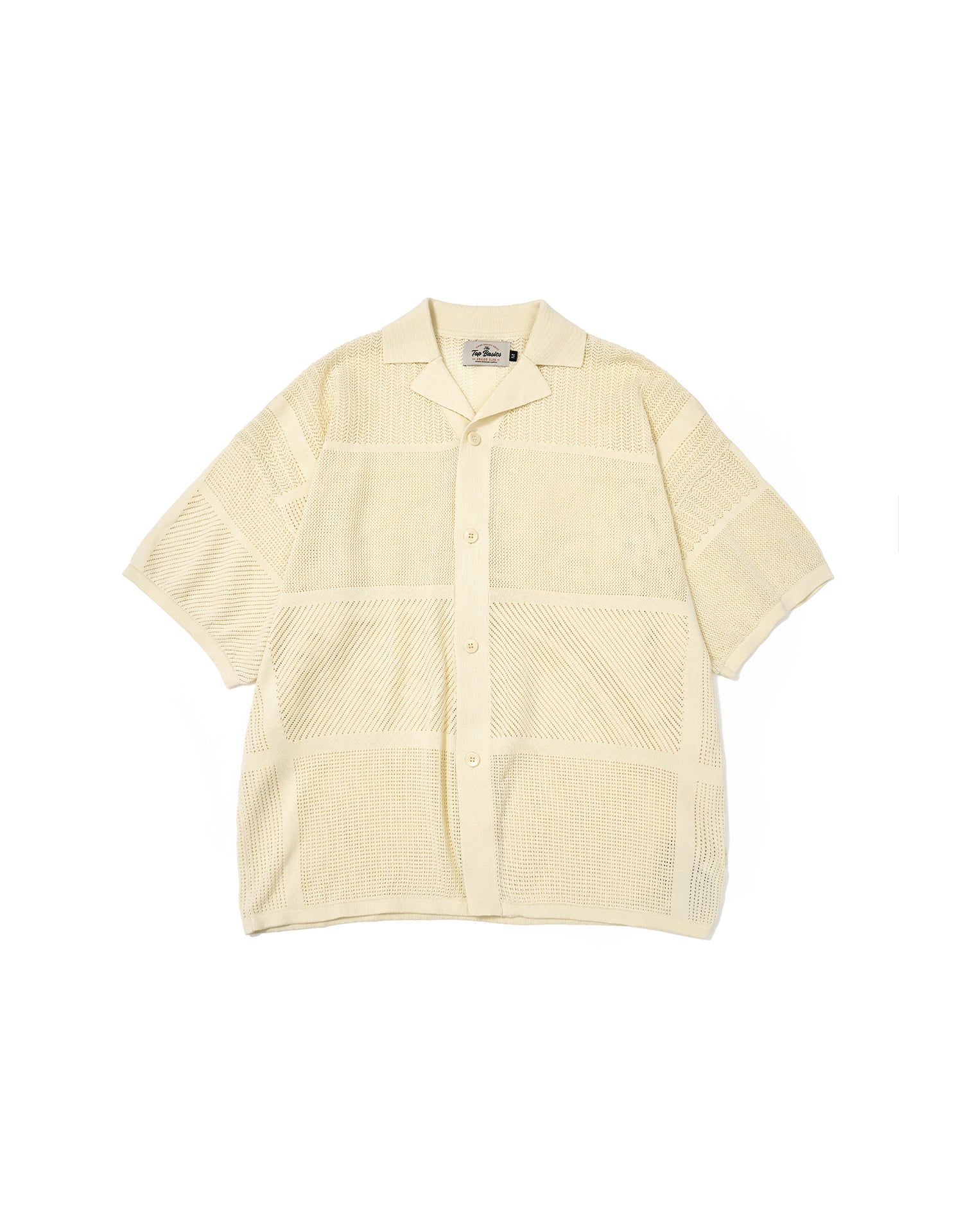 TopBasics Knit Perforated Oversized Shirt