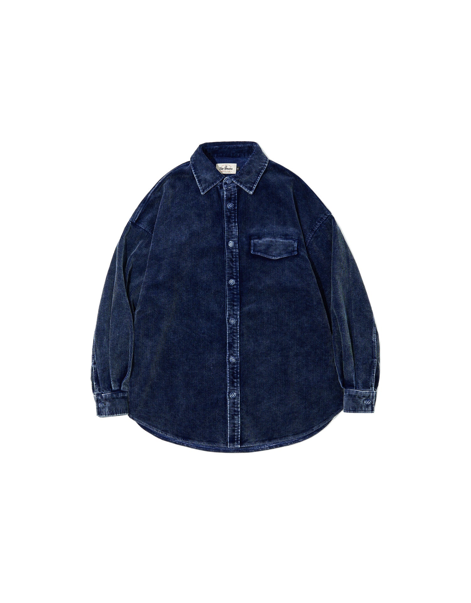 TopBasics Navy Corduroy Shirt Jacket