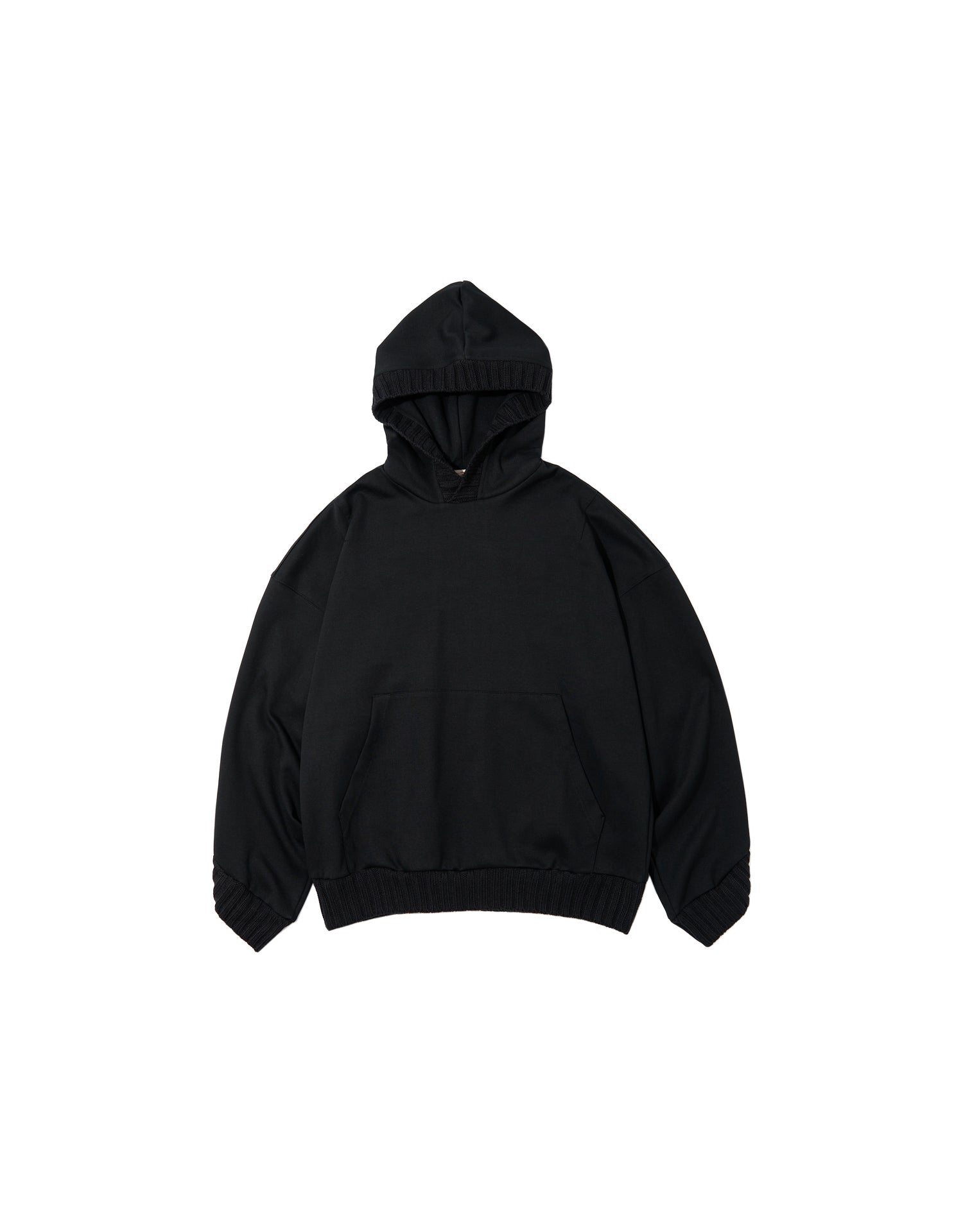 TopBasics Rib Knit Openings Hoodie