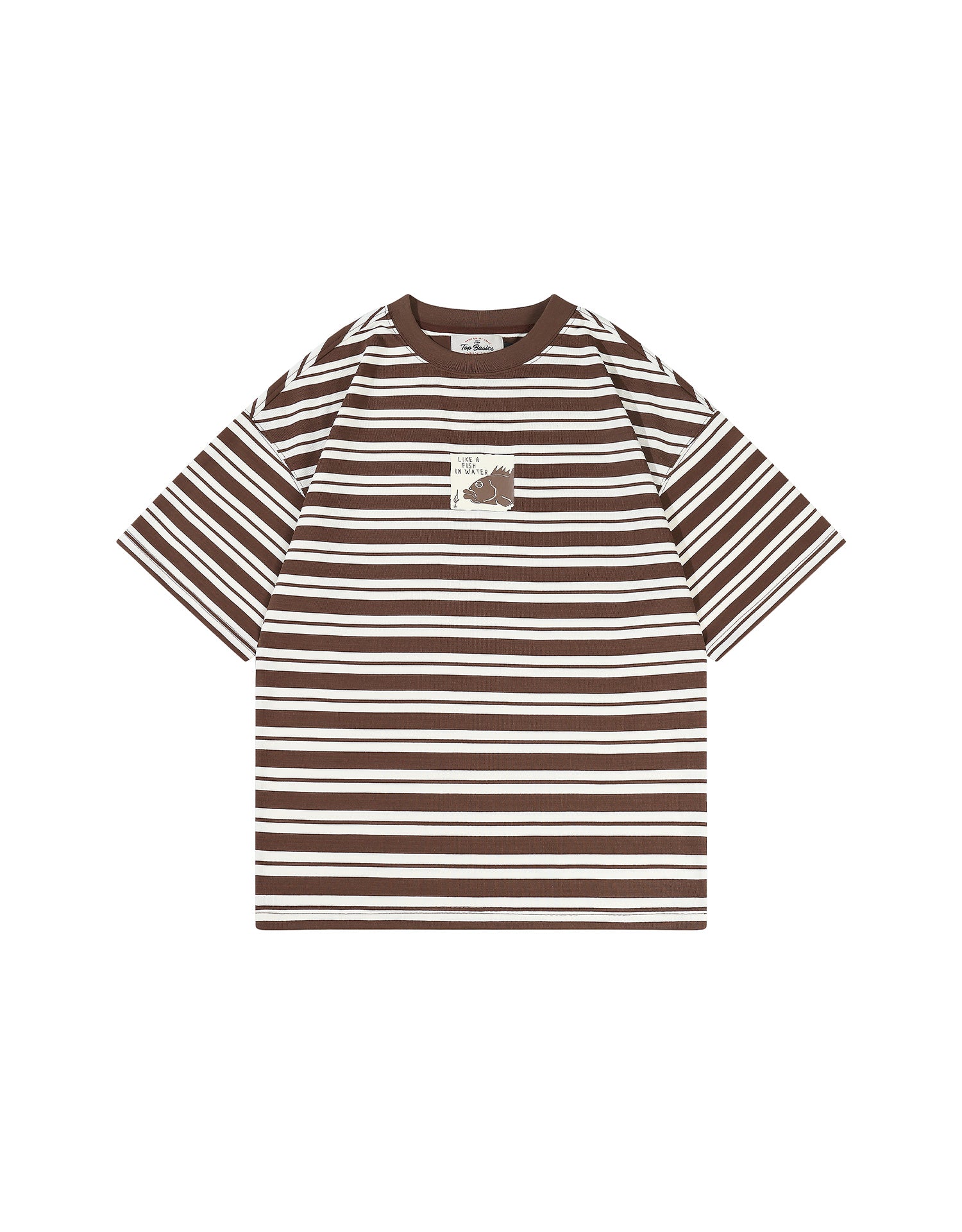 TopBasics Printed Striped T-Shirt