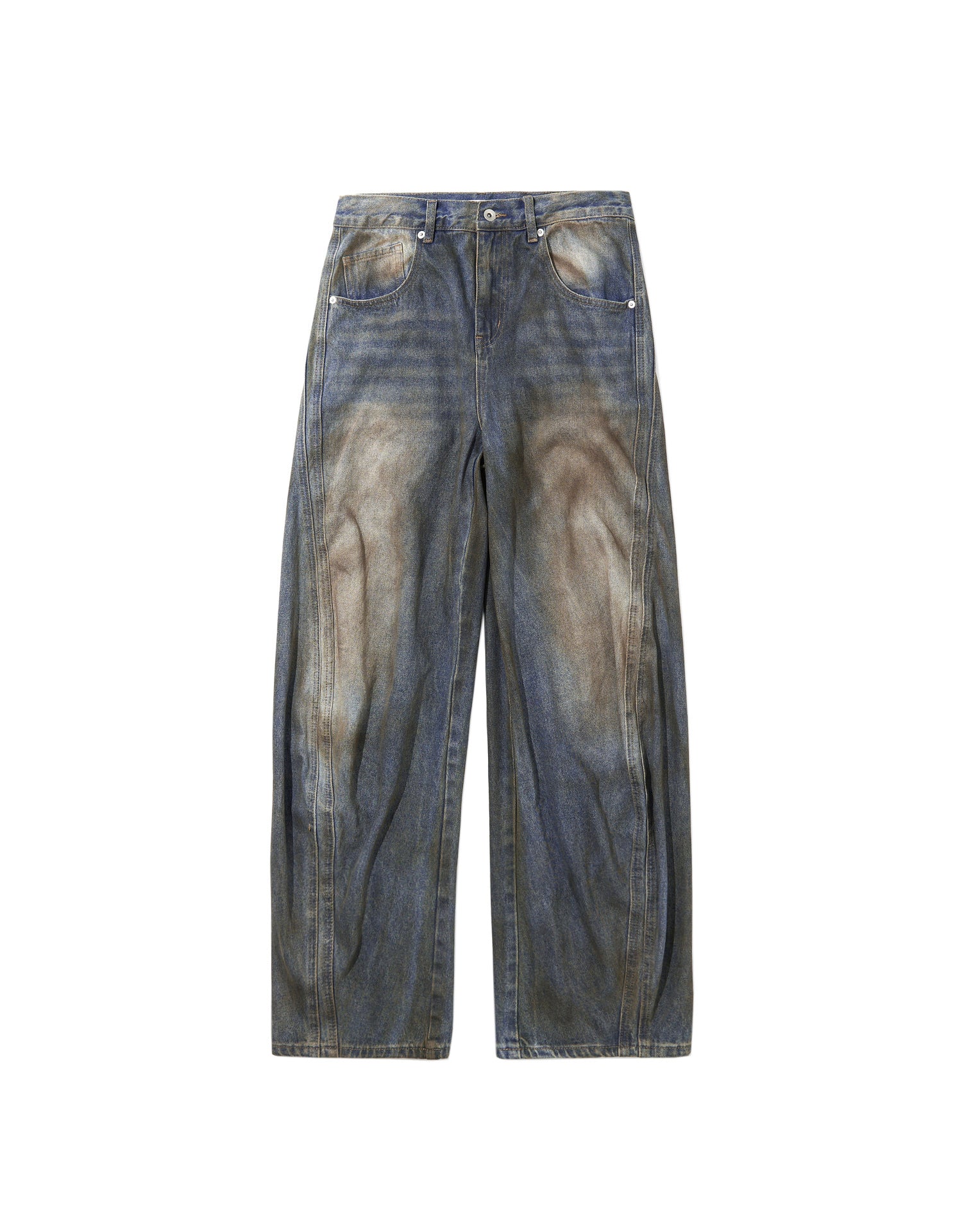 TopBasics Washed Denim Machete Pants