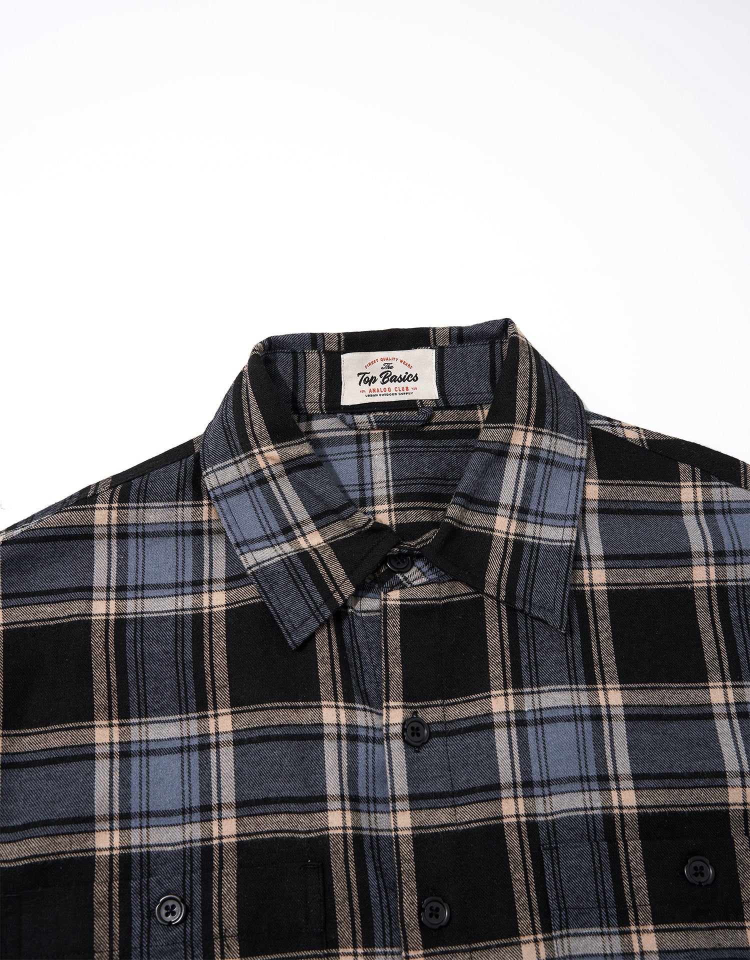 TopBasics Two Pockets Flannel Shirt