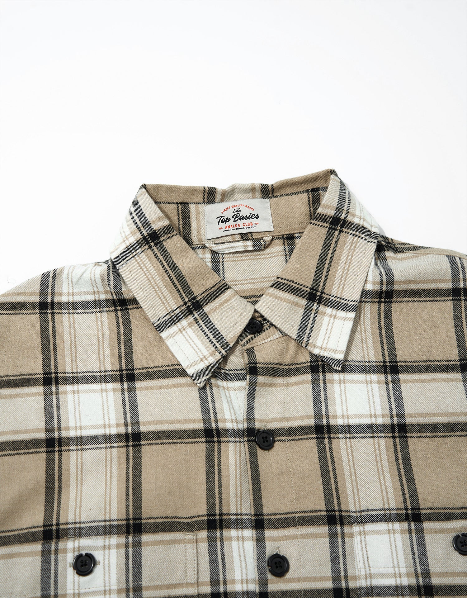 TopBasics Two Pockets Flannel Shirt