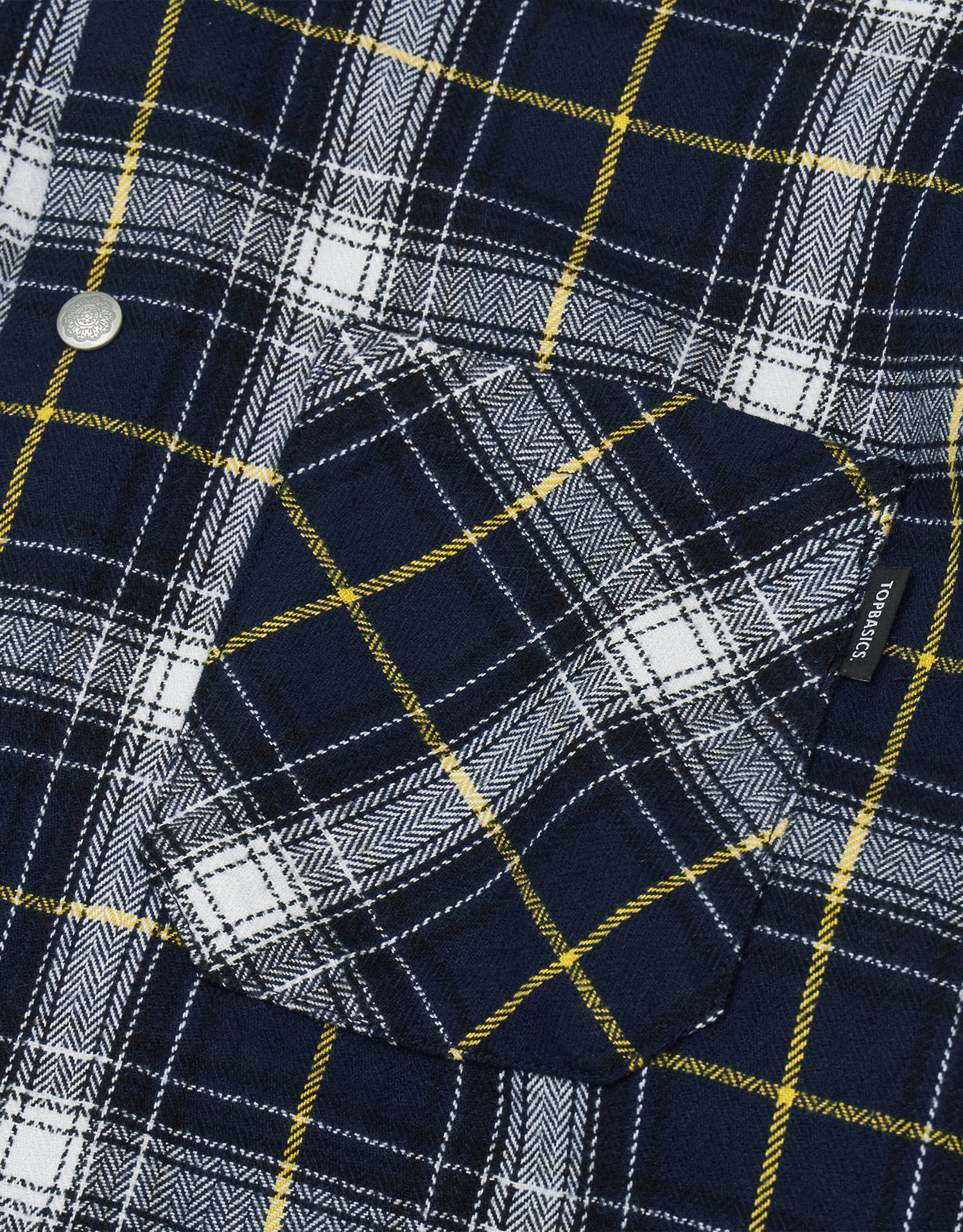 TopBasics Navy Checkered Shirt