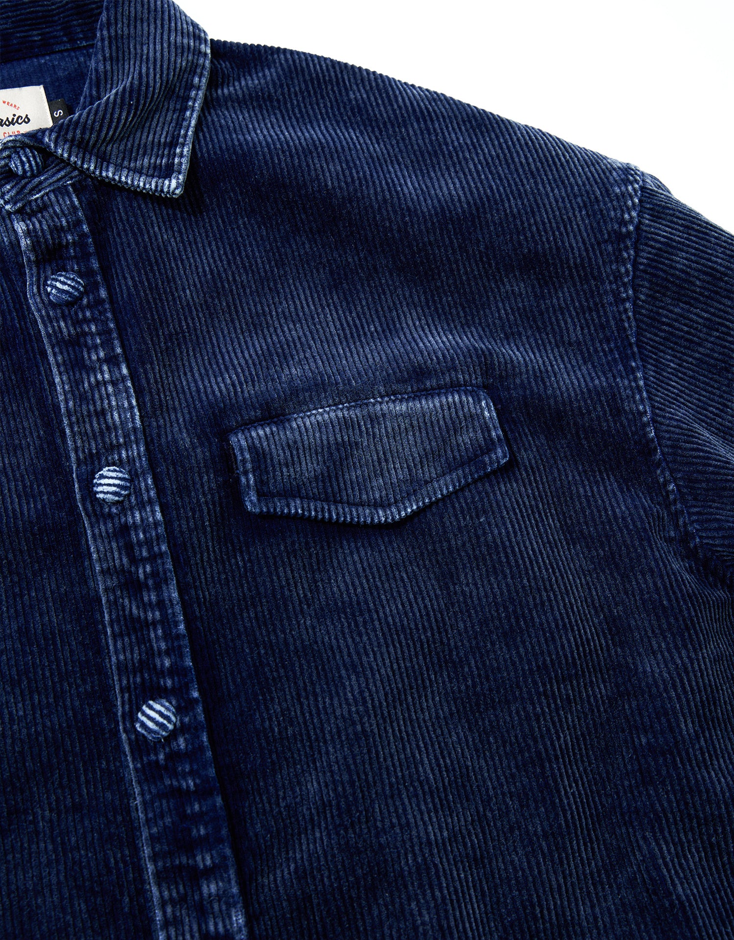 TopBasics Navy Corduroy Shirt Jacket