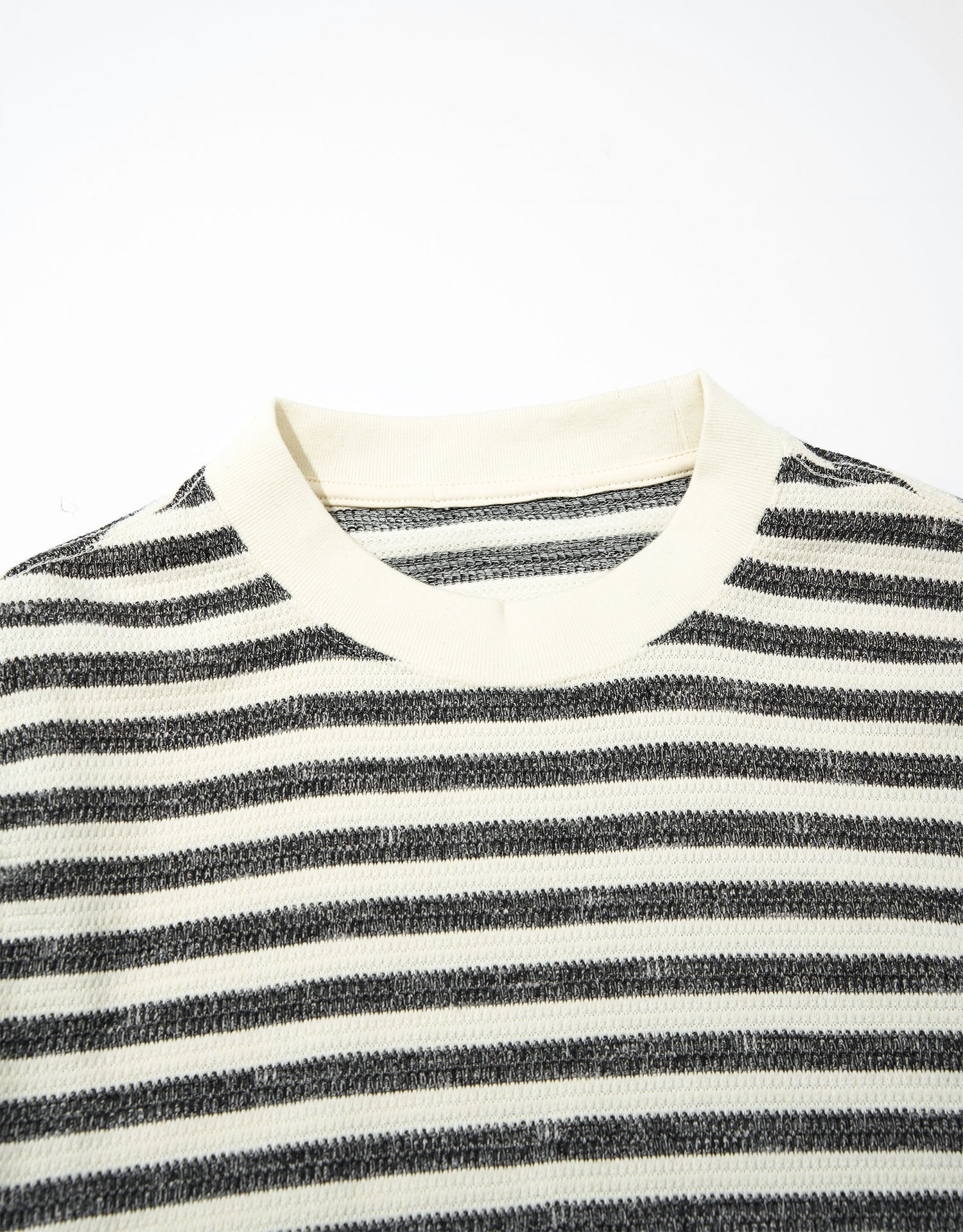 TopBasics Striped Jacquard Interlock T-Shirt